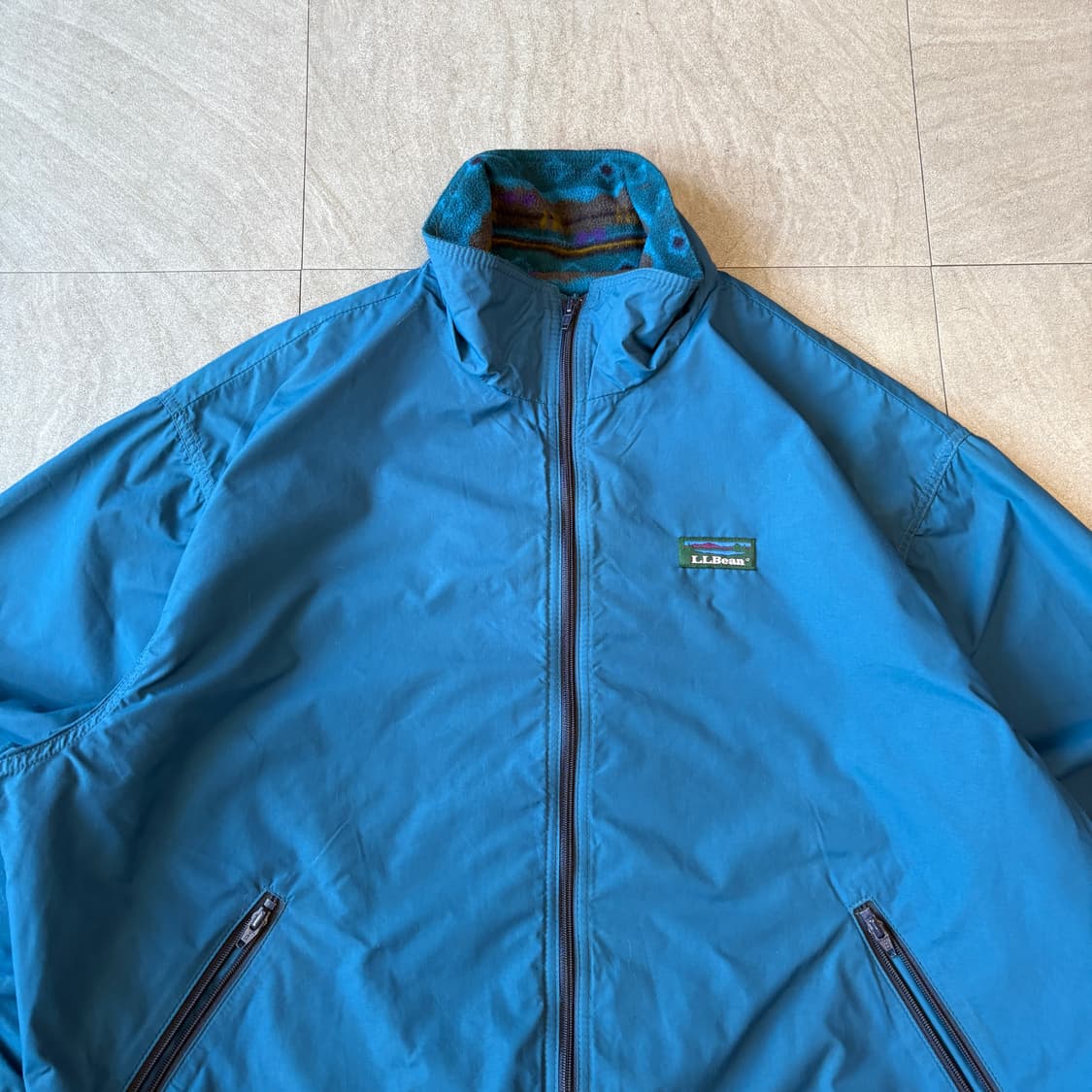 90s L.L.bean 90년대 엘엘빈 쓰리 시즌 블루 웜업 자켓 상품이미지3