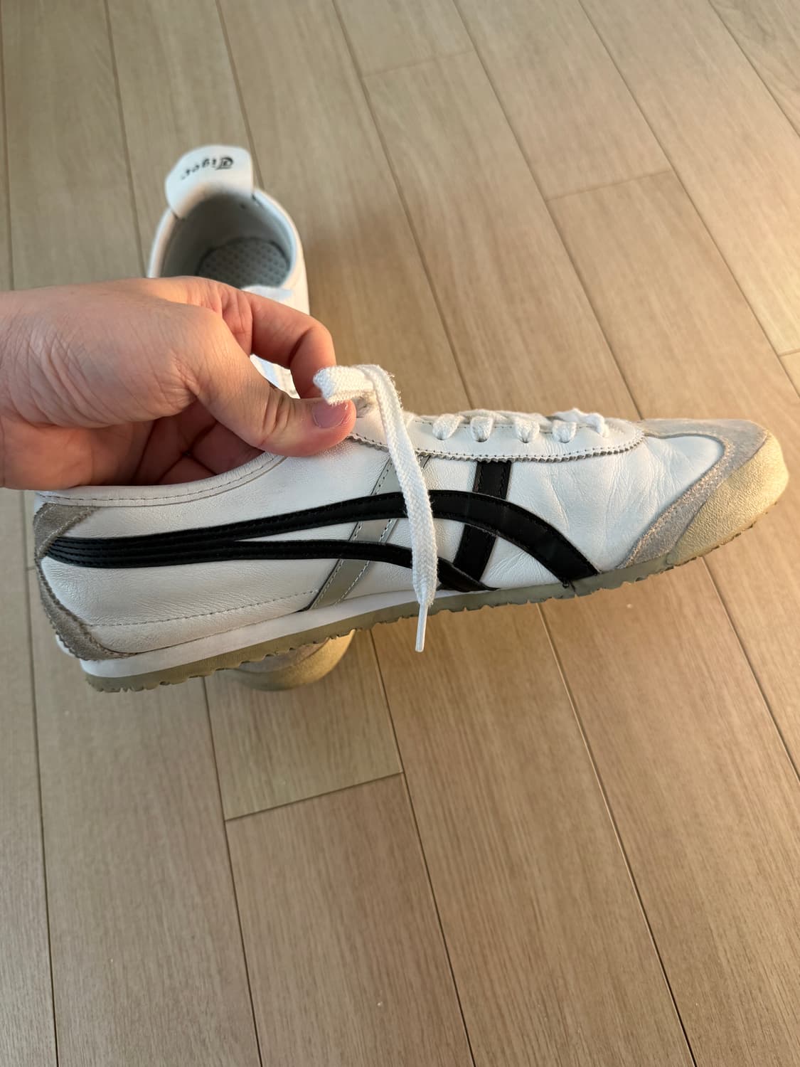 오니츠카 타이거 맥시코 66 빈티지 화이트 블랙 상품이미지5