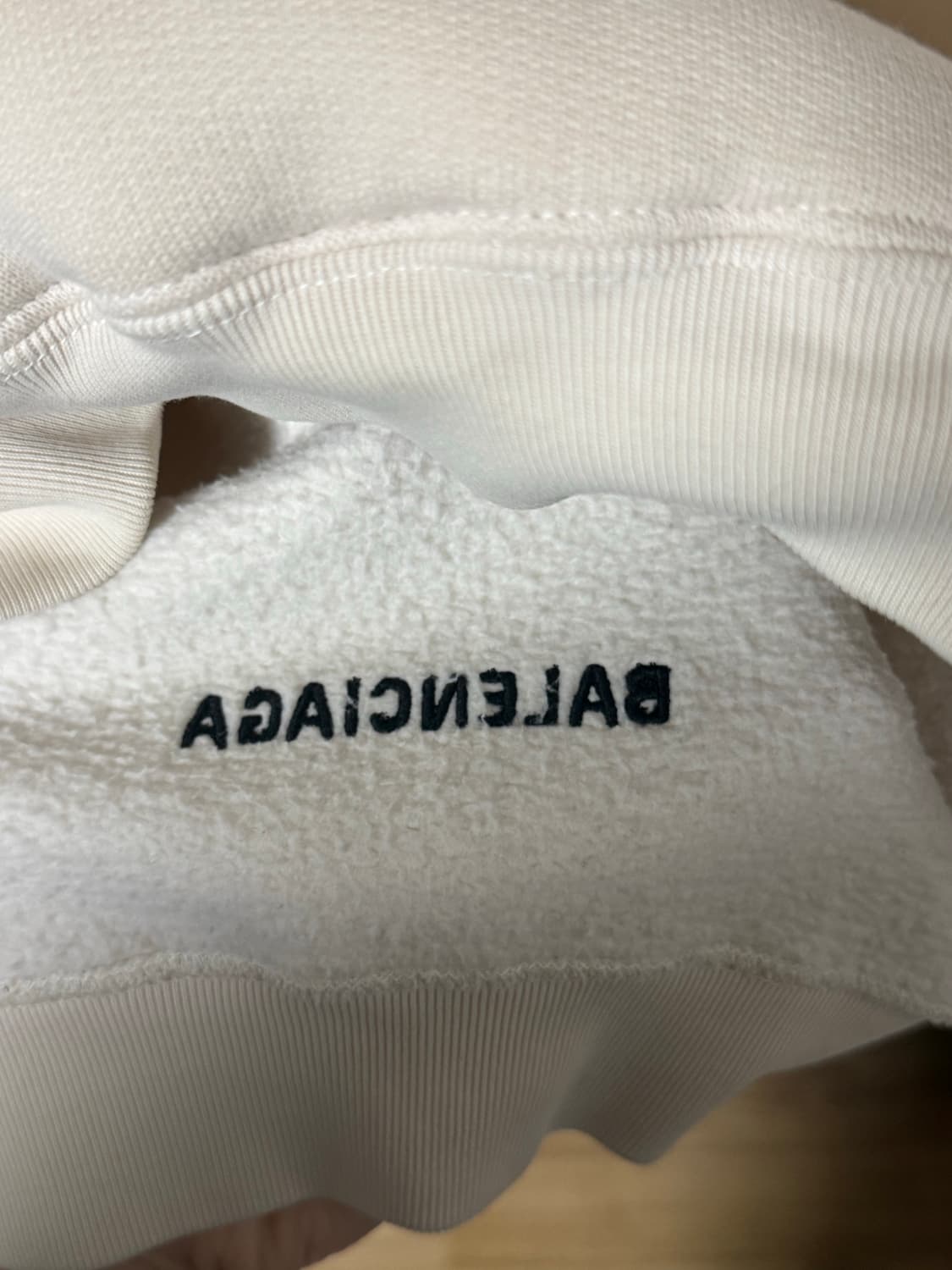 발렌시아가 백로고 자수 오버핏 후드집업  상품이미지6