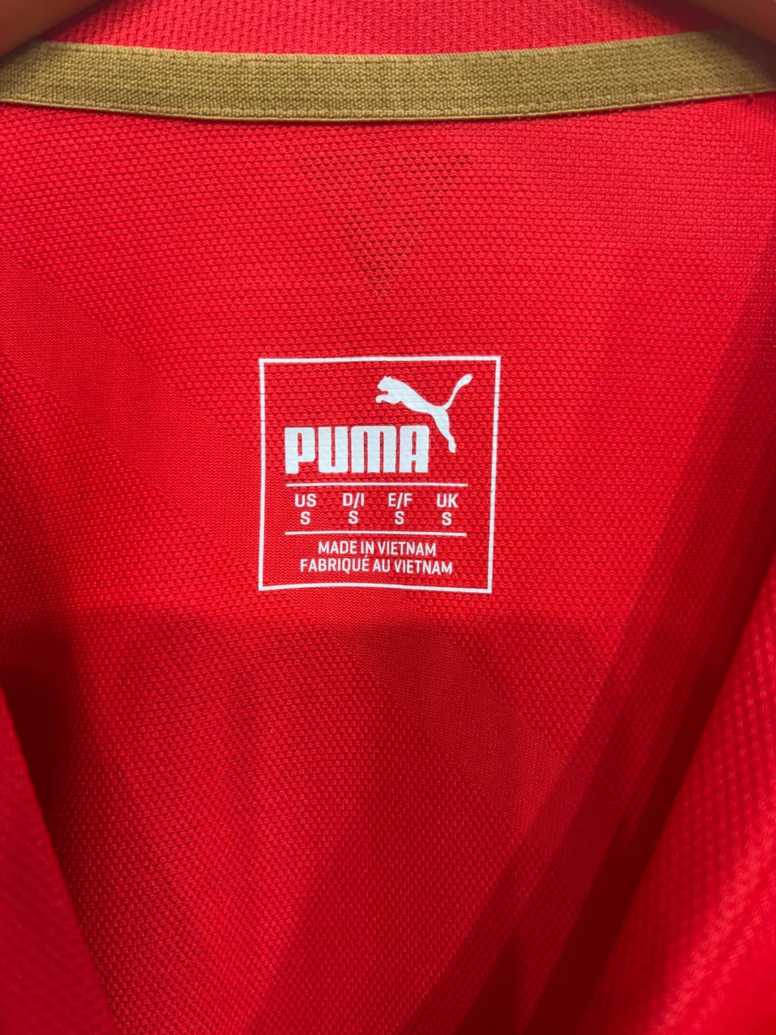 S 푸마 15-16 아스널 FC 트레이닝 저지 반팔 레드 상품이미지5