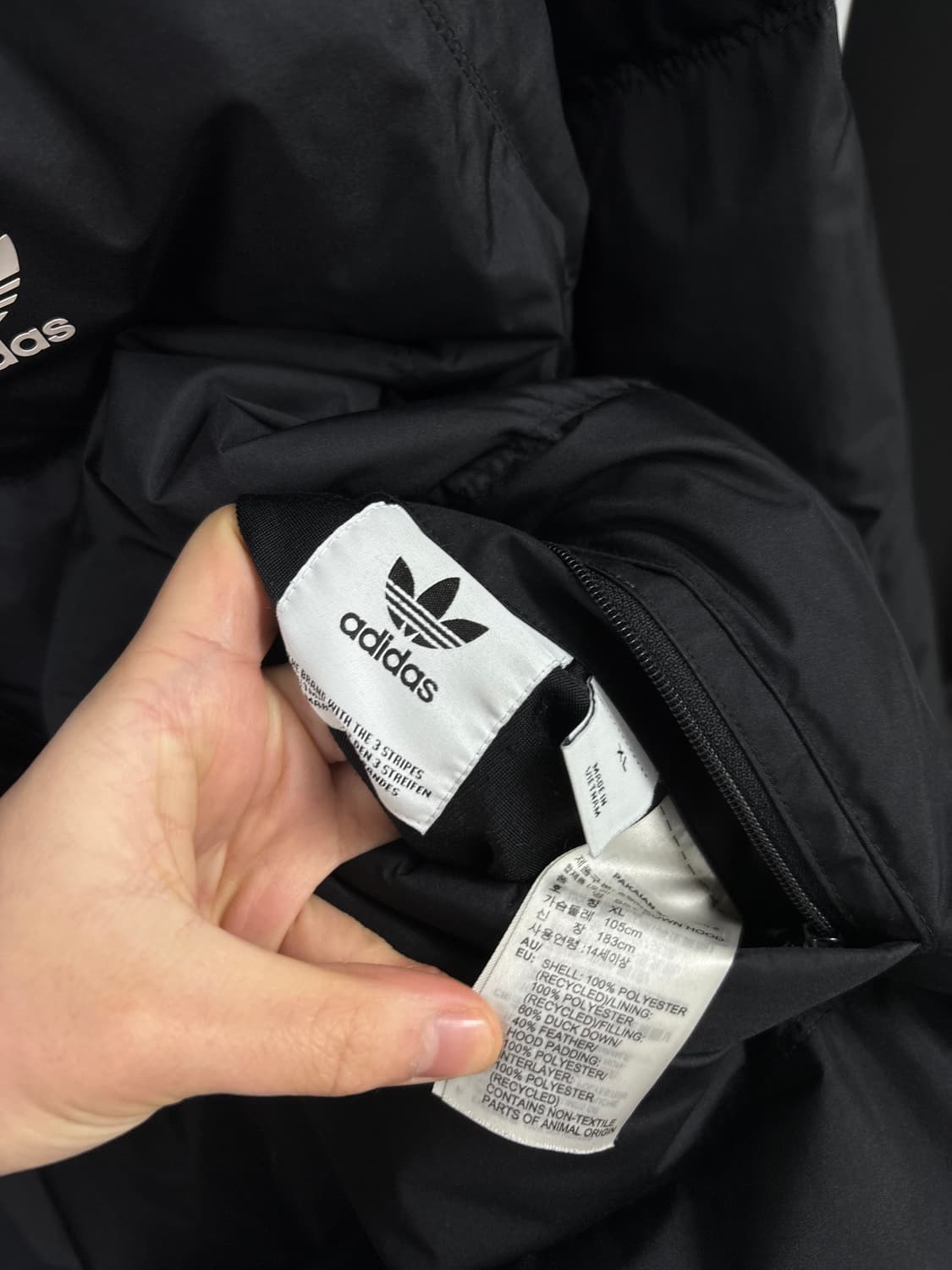 아디다스 리버시블  다운패딩 상품이미지7