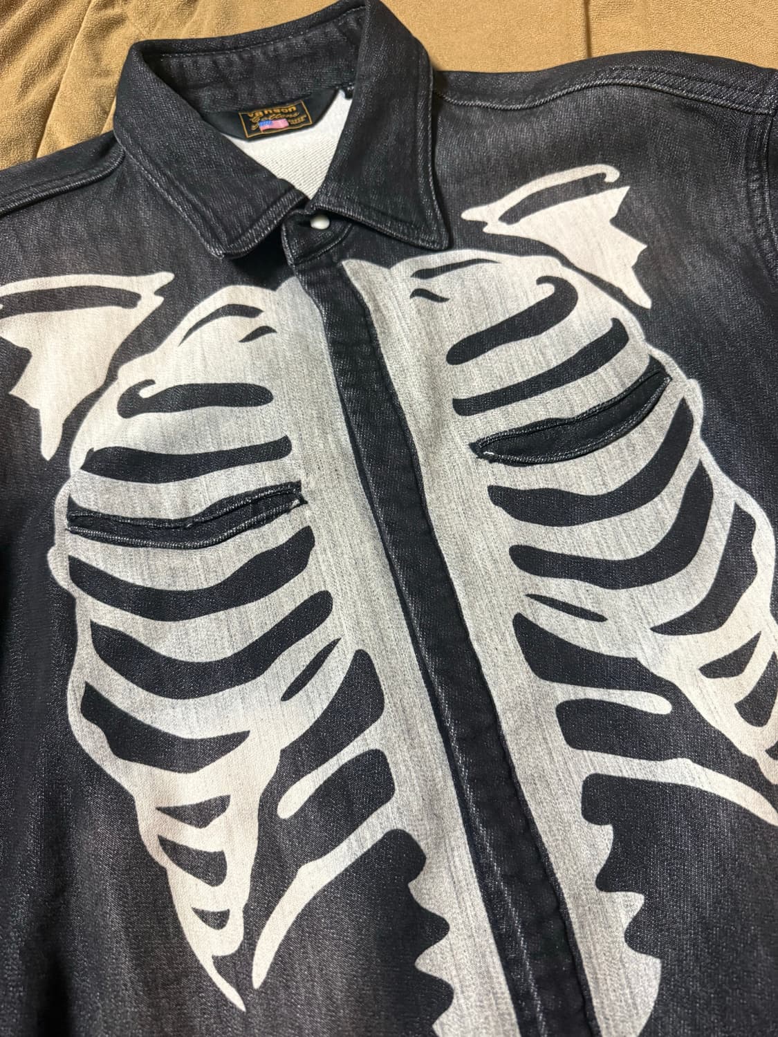 [XXL] 벤슨(밴슨) 스켈레톤 본 셔츠 팝니다 상품이미지2