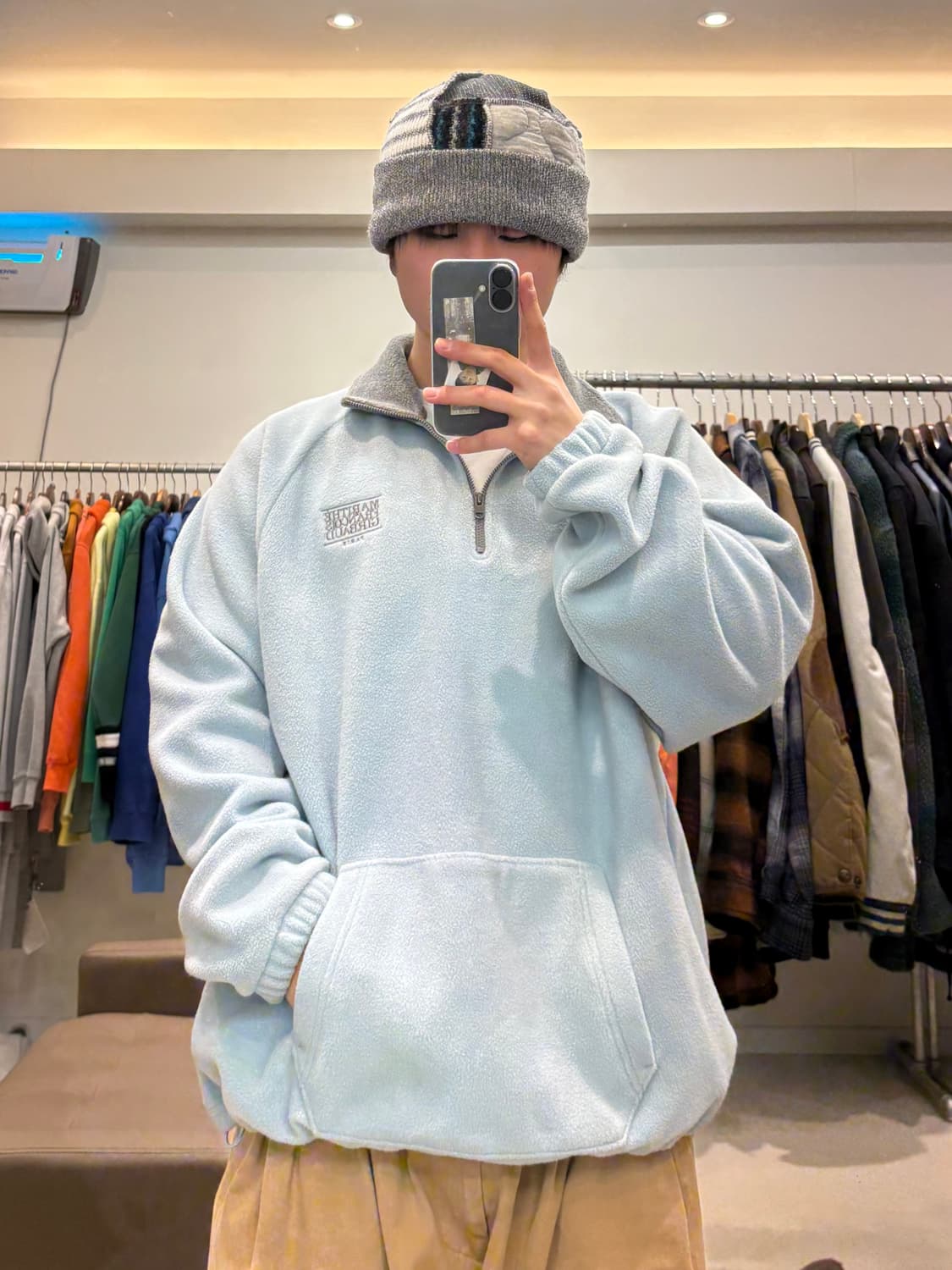 마리떼프랑소와저버 플리스 아노락 상품이미지8