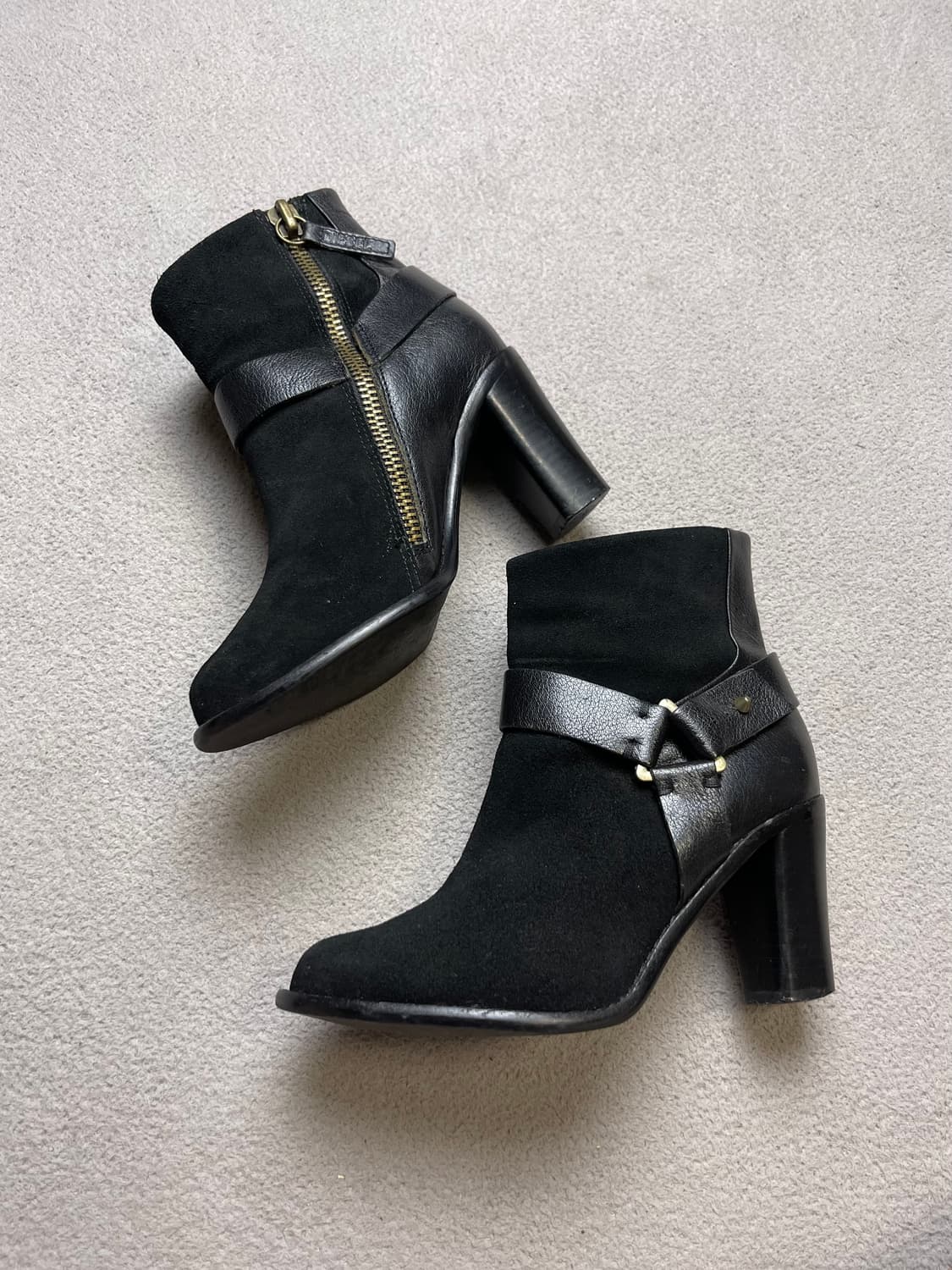 [36] DIESEL 디젤 레더 부츠 -220-225 상품이미지1