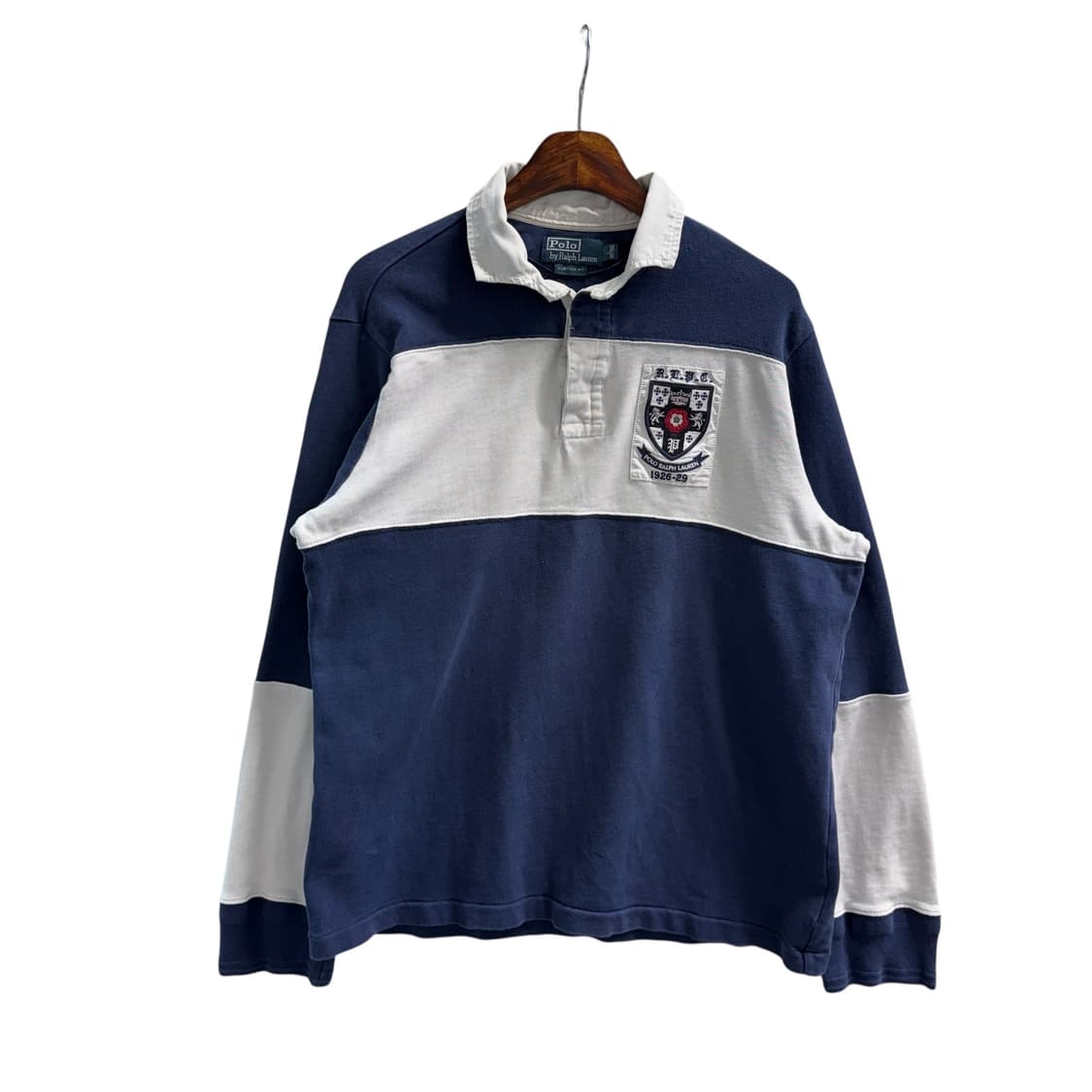 [L] 폴로 커스텀핏 네이비 럭비티 상품이미지3
