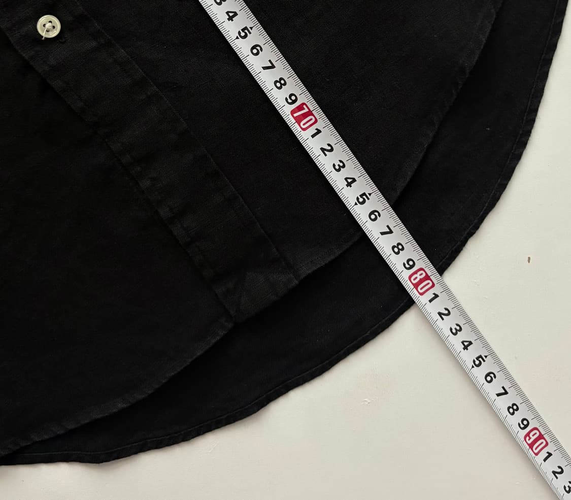 Polo 폴로랄프로렌 블랙 린넨 반팔 셔츠 상품이미지7