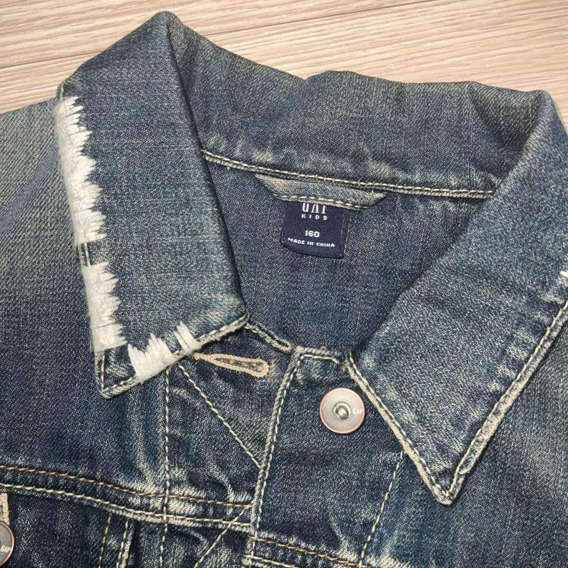vtg GAP 갭 숏 슬림핏 청자켓 상품이미지3