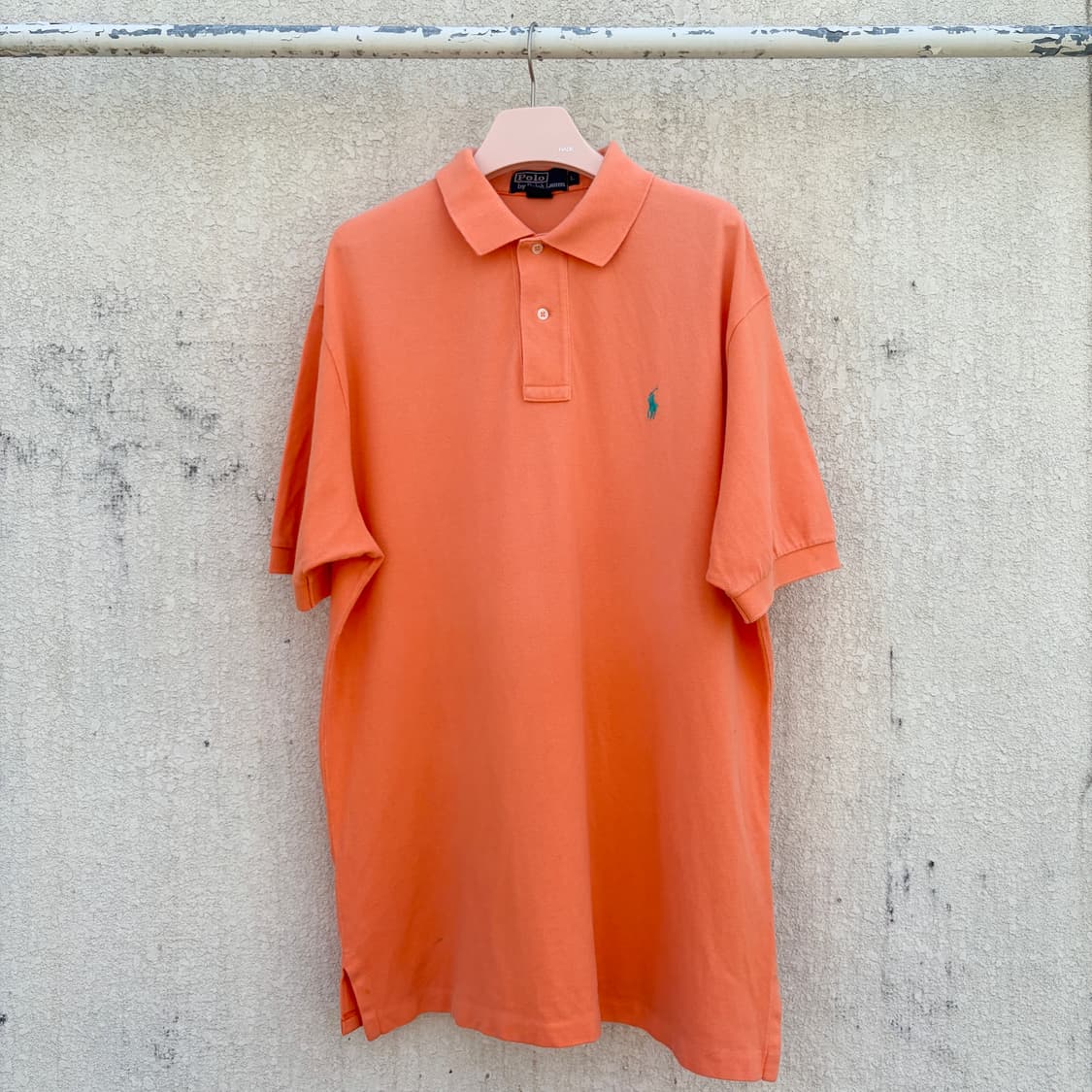 L)폴로 랄프로렌 자몽맛 PK카라 오버핏 반팔 티셔츠 상품이미지1