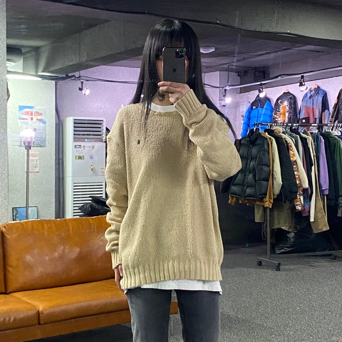 폴로랄프로렌코튼 베이직 니트 스웨터 B3989 상품이미지1