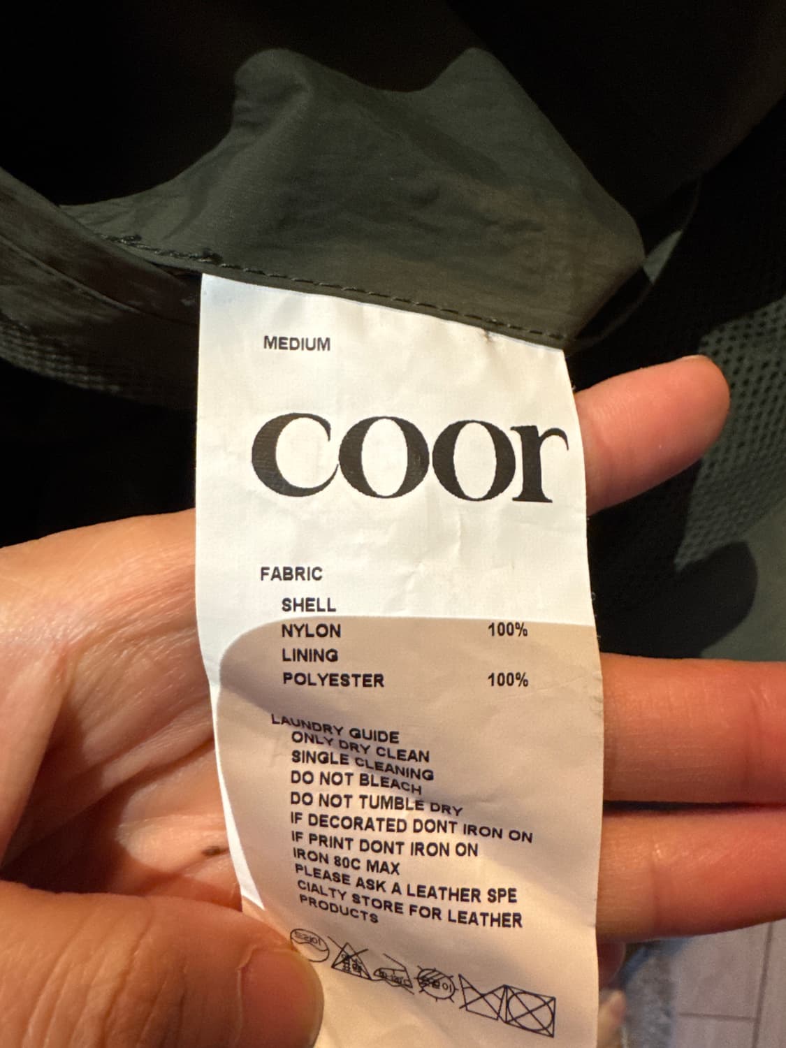 coor 봄버 자켓 (카키색)  상품이미지5