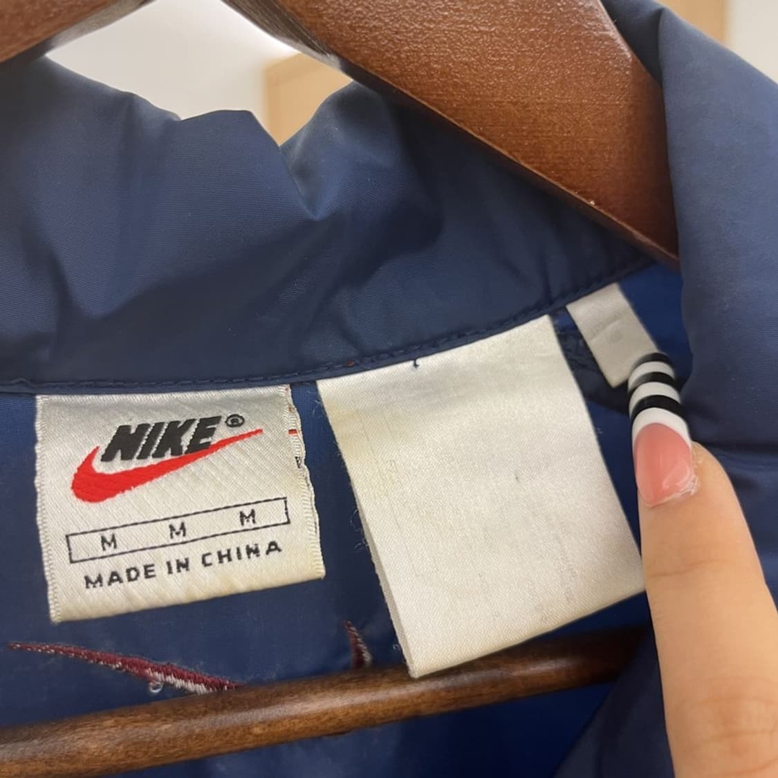 나이키 올드스쿨 레트로 빈티지 바람막이 자켓 M C10598 상품이미지5