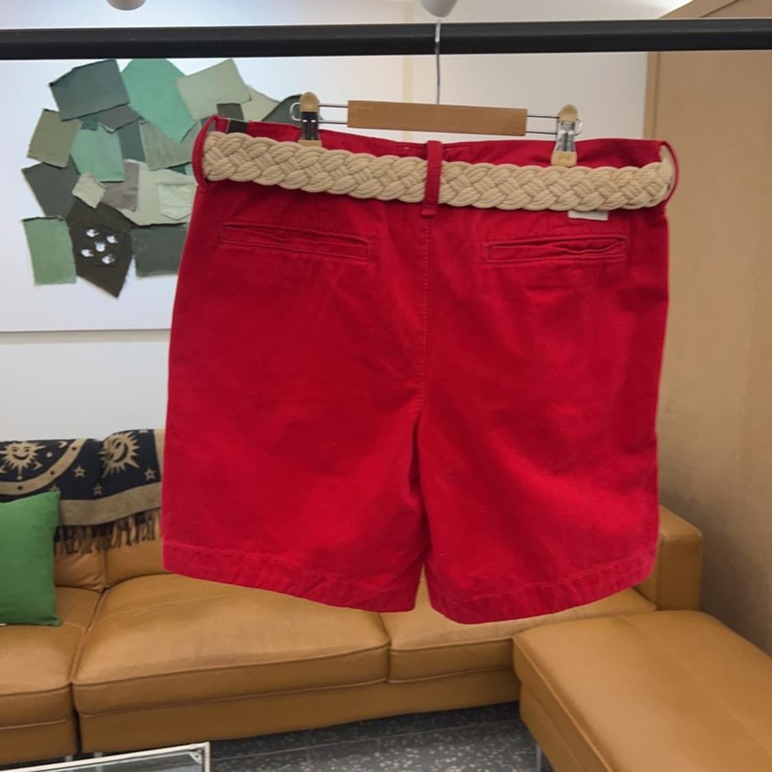 아베크롬비 빈티지 벨티드 코듀로이 반바지 33인치 C04573  상품이미지2