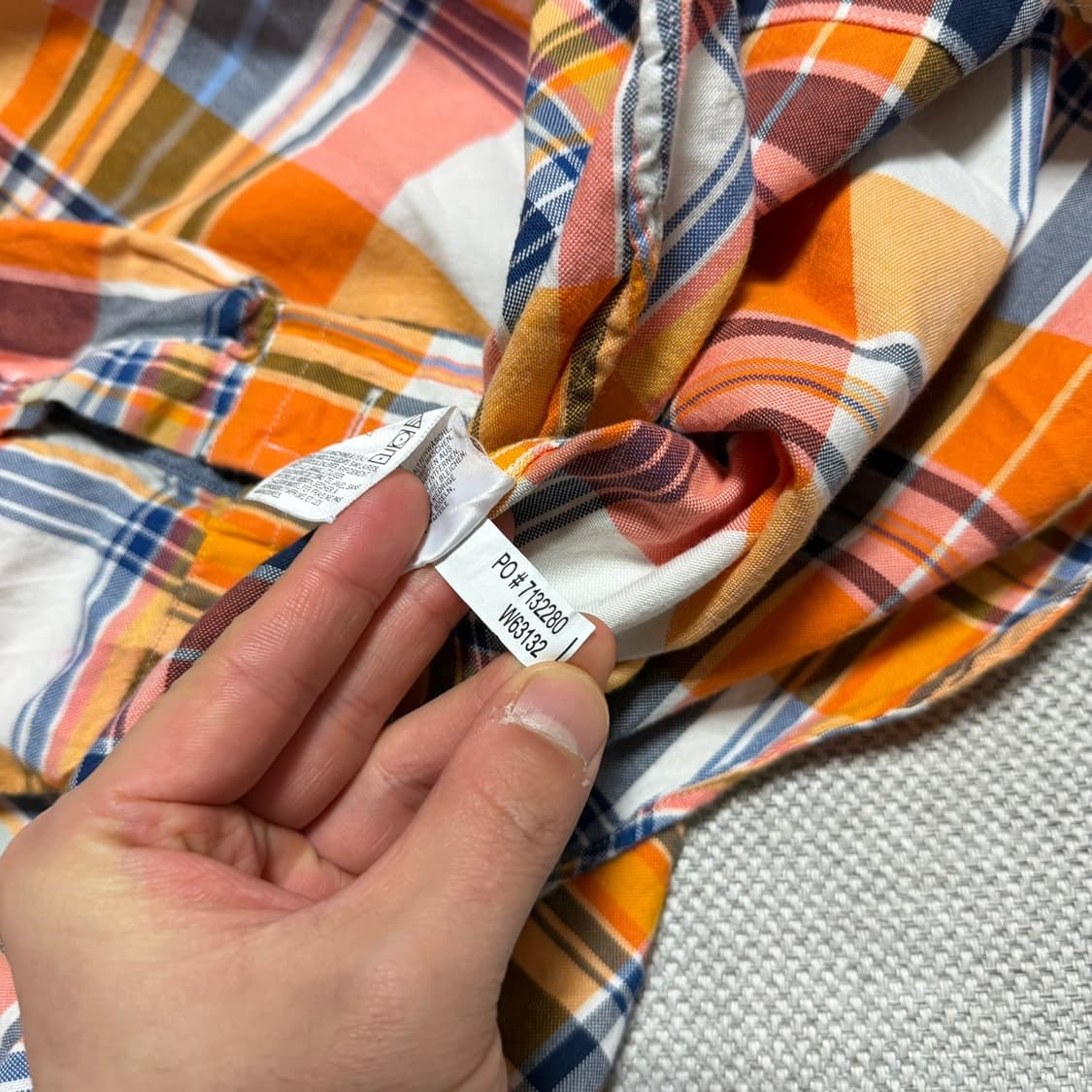 노티카 체크 셔츠 상품이미지4