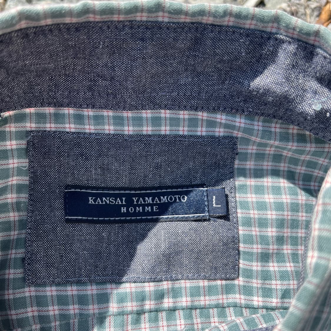 KANSAI YAMAMOTO 체크셔츠 (실측확인) 상품이미지4