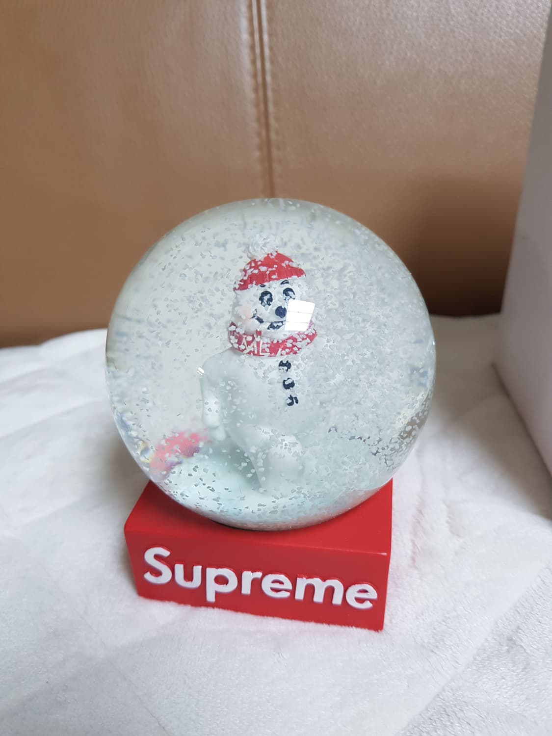 슈프림 스노우맨 스노우글로브 스노우볼 레드 21FW 상품이미지3