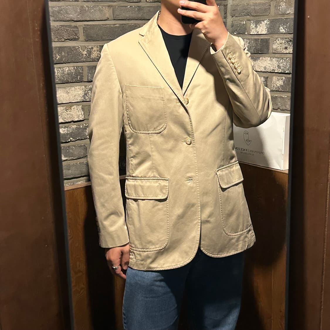 L) 폴로 랄프로렌 클래식 트윌 코튼 블레이저 자켓 상품이미지9