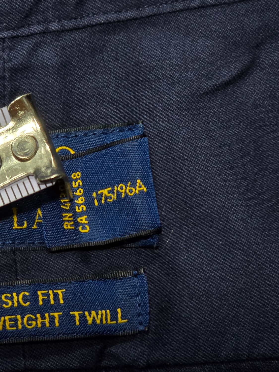 폴로랄프로렌 코튼 네이비 셔츠 새상품 M 상품이미지5