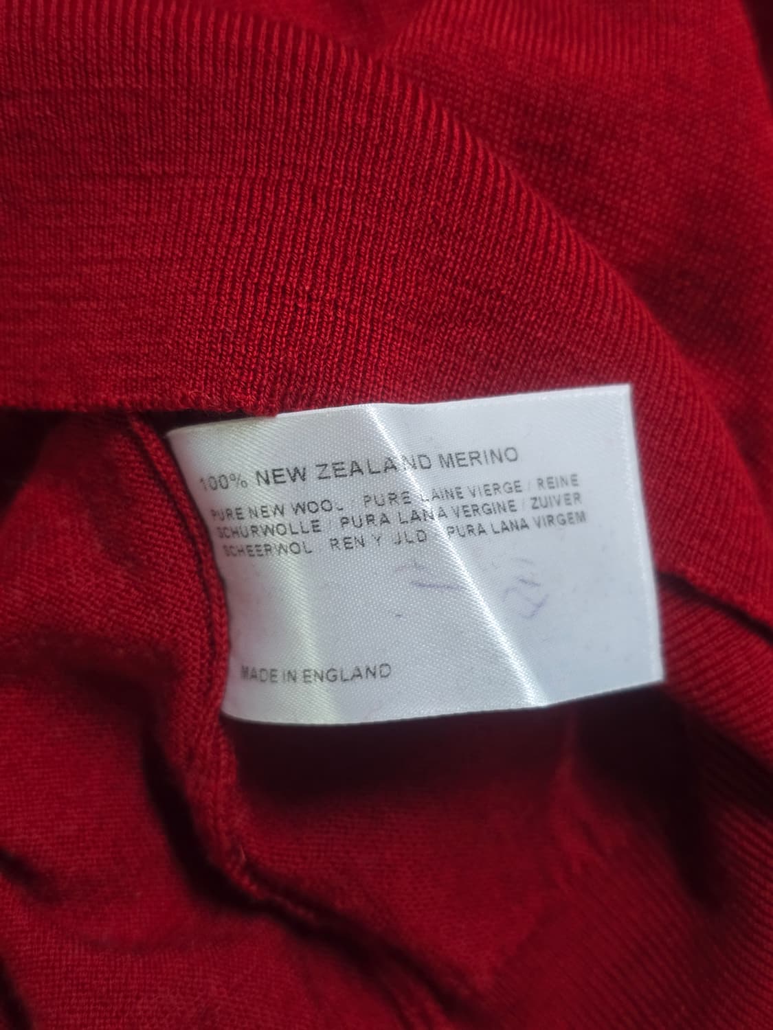 존 스메들리 뉴질랜드 메리노 브이넥 니트 XXL 상품이미지8