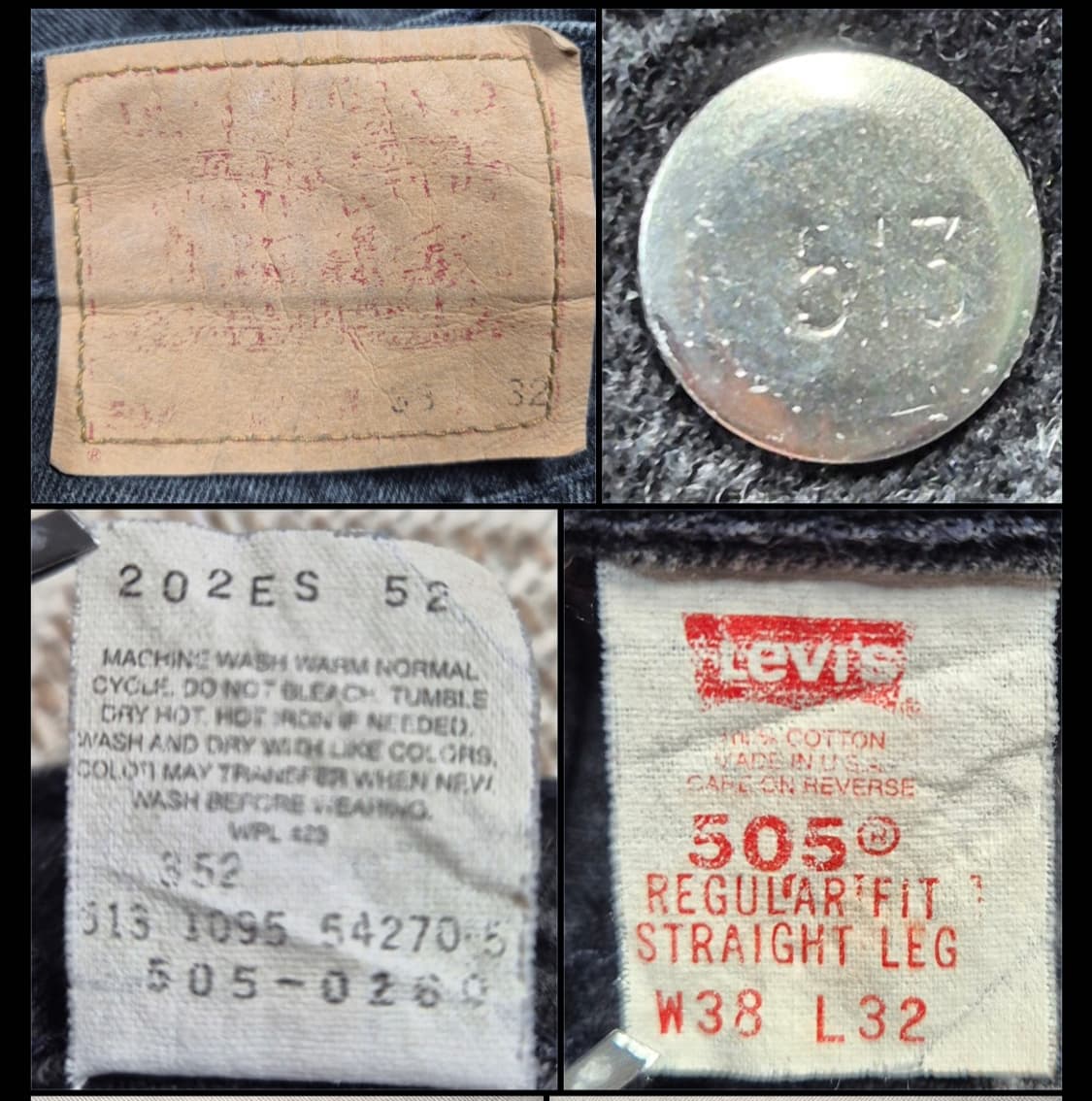 리바이스 90s 505 w38 상품이미지6