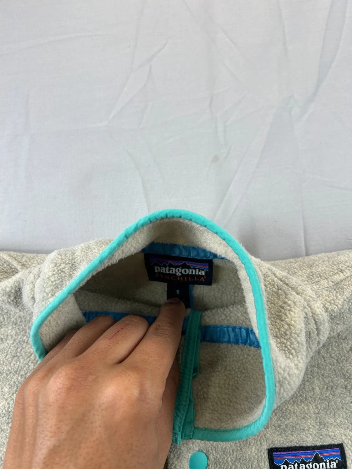 00s 파타고니아 신칠라 스냅-T 오트밀 상품이미지3