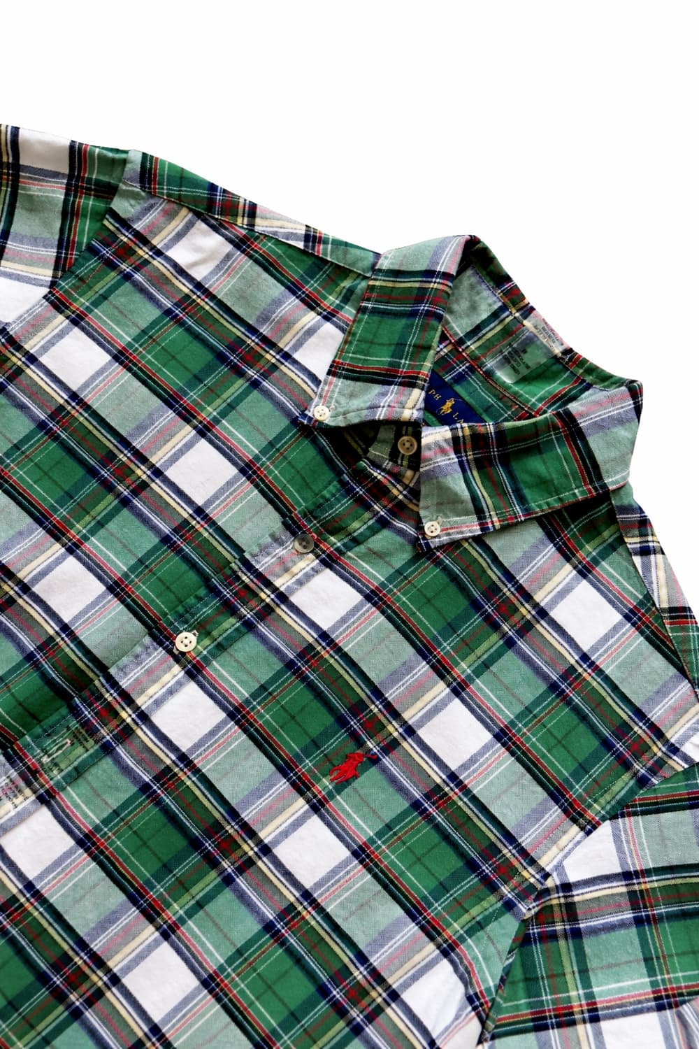 폴로 랄프로렌 옥스포드 체크 셔츠 M 새상품 상품이미지6