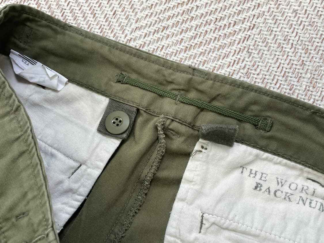 백넘버 usa BDU 밀리터리 카고 팬츠 J04169 상품이미지5