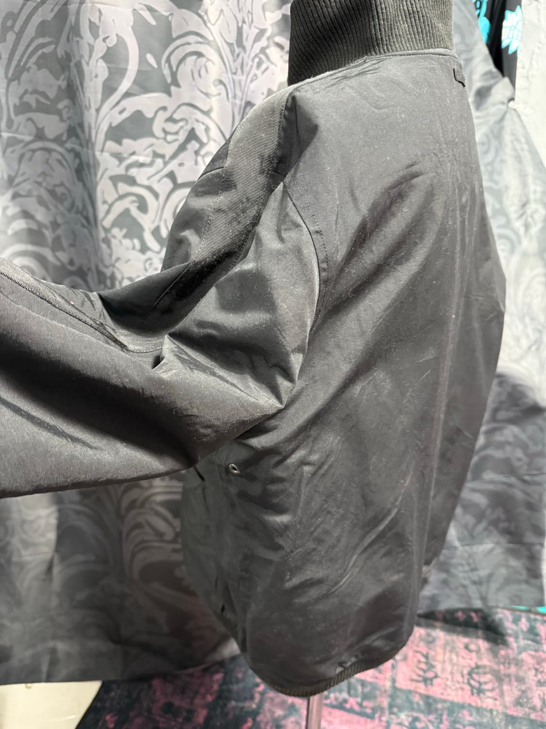 리버시블 브라운 체크 투웨이 자켓 상품이미지8