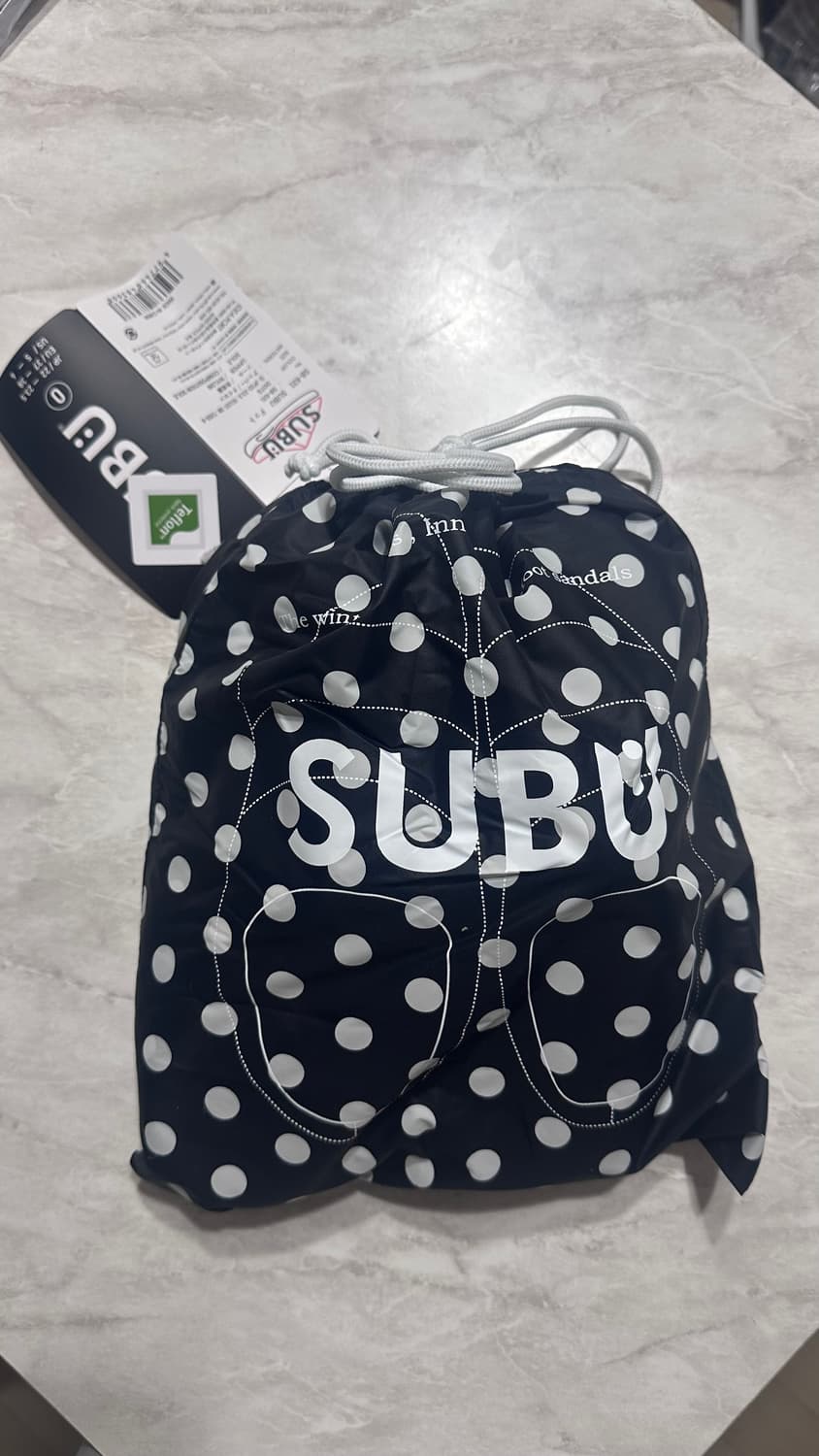 Subu 윈터 샌들 도트 상품이미지2