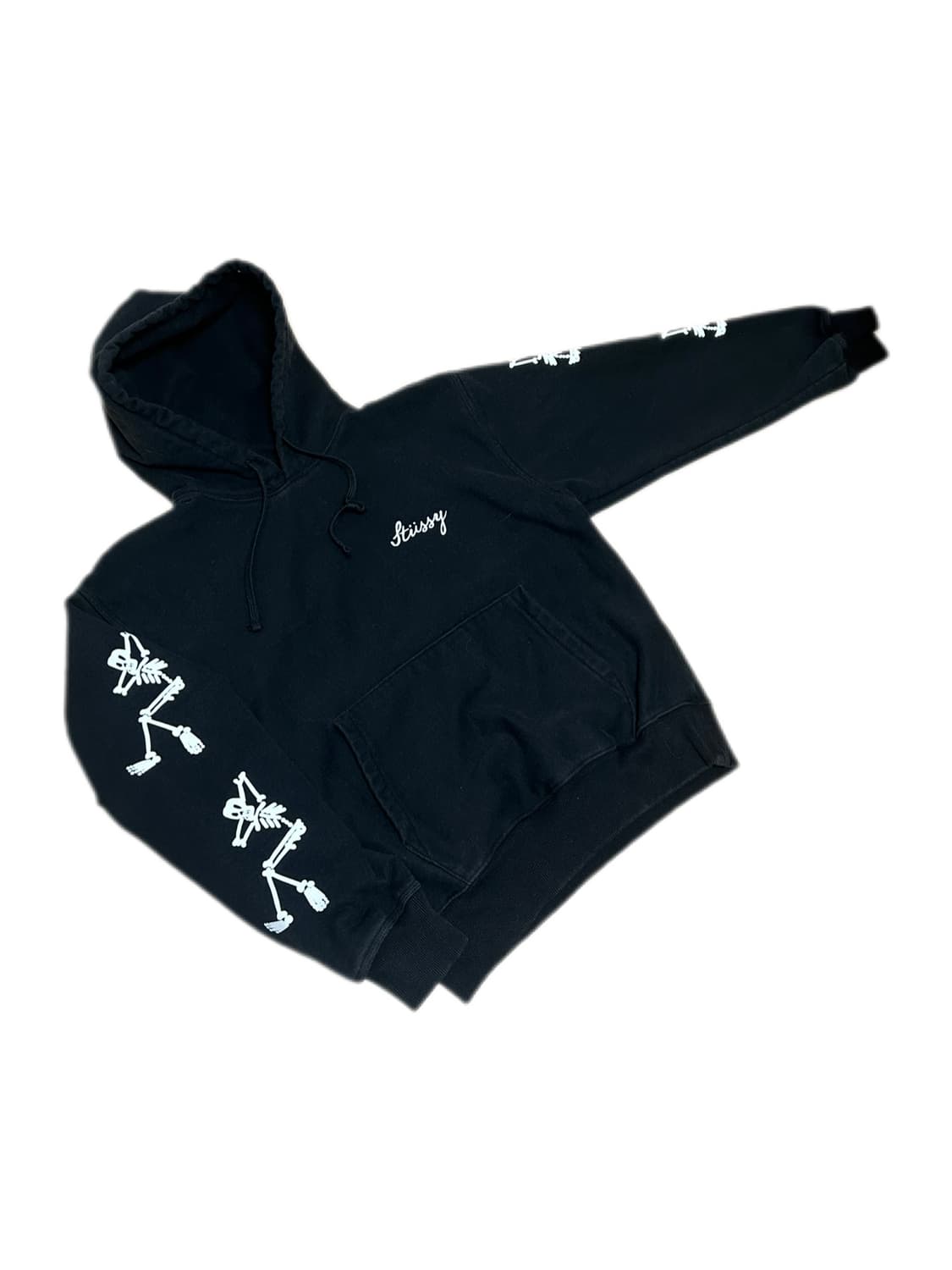 스투시 파라다이스 로스트 스컬 블랙 후드티 상품이미지2