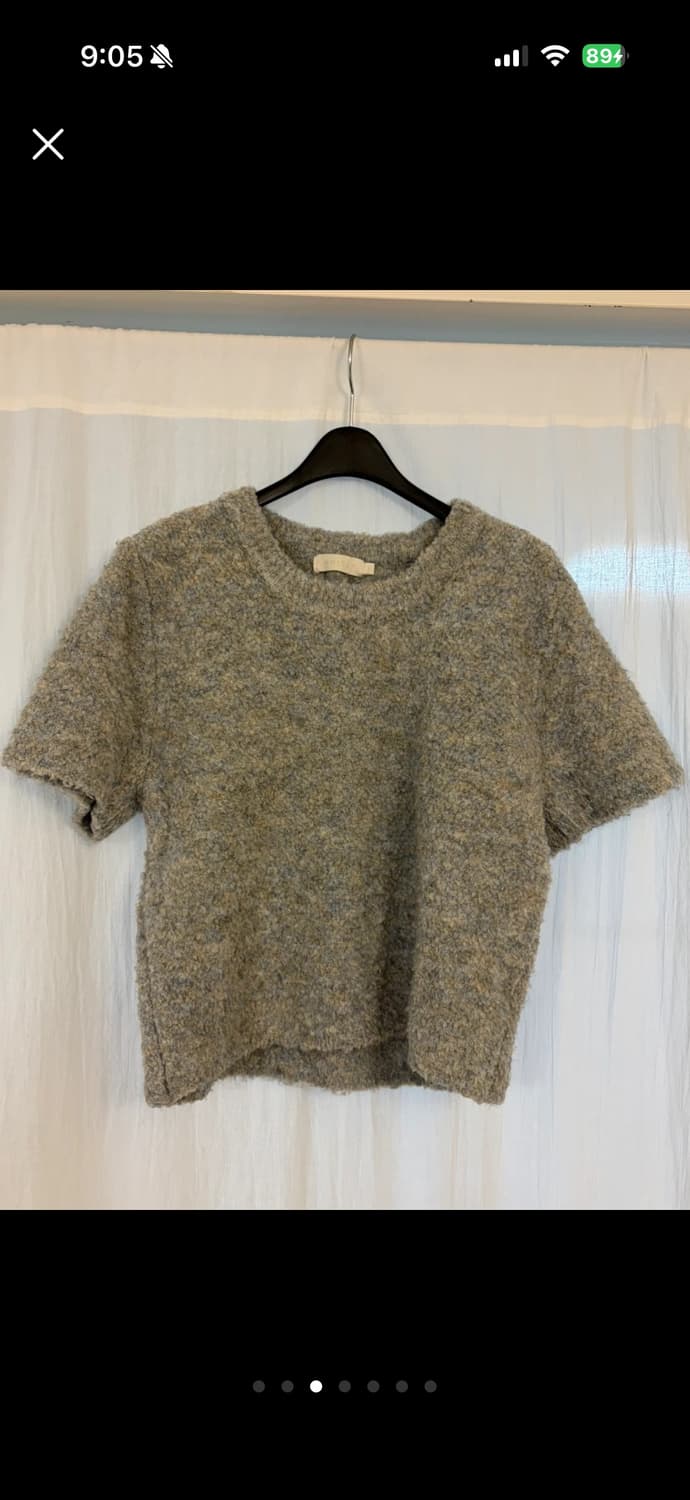 KNITLY 니틀리 반팔 니트 스웨터 상품이미지3