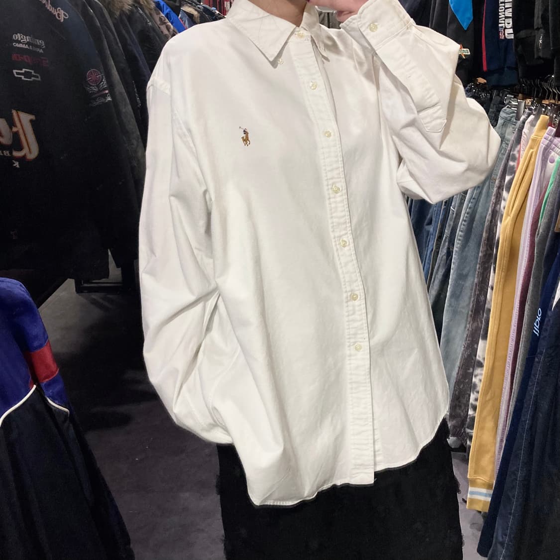 [IM]폴로 랄프로렌 멀티 포니 화이트셔츠 상품이미지3