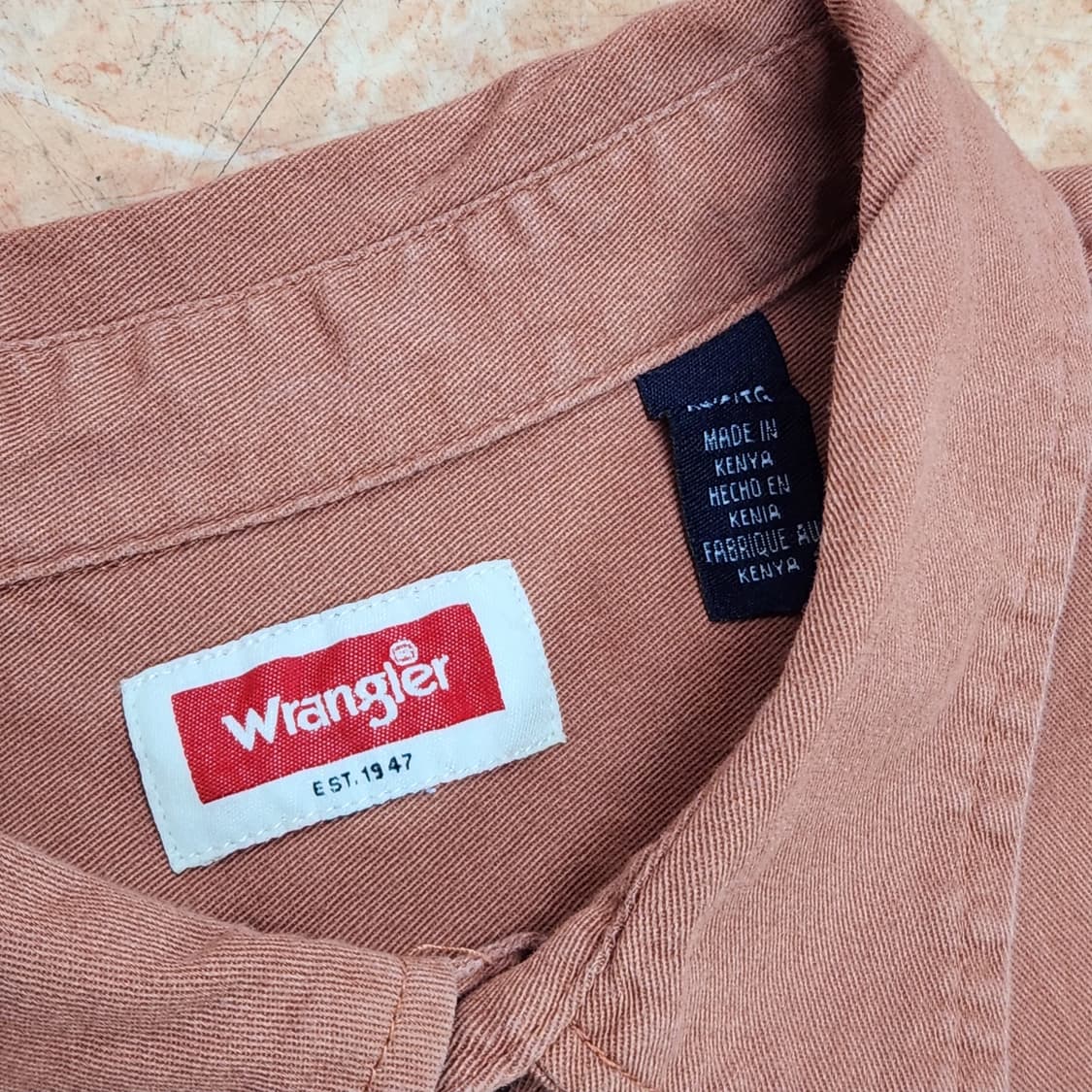 Wrangler 피그먼트 워크 셔츠 🇺🇸 (XL) 상품이미지5
