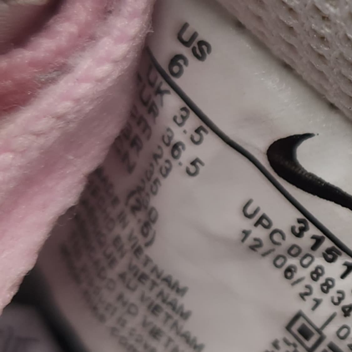 ooo 나이키 에어포스1 핑크 여성운동화230  상품이미지6