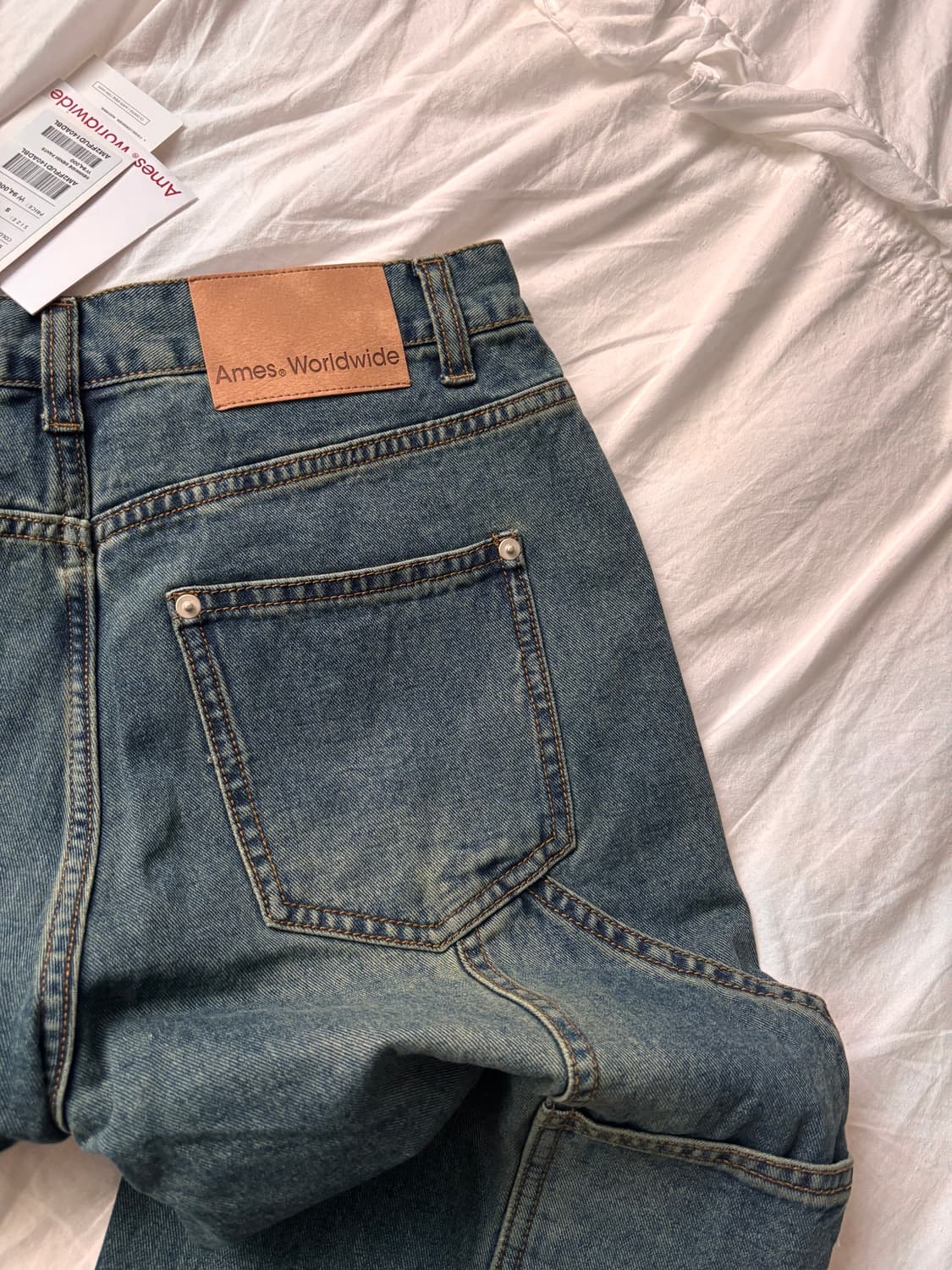 아메스 월드와이드 부츠컷 카펜터 데님팬츠 상품이미지8