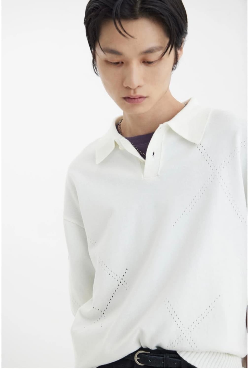 유스 youth H/S 니트 카라 티셔츠 상품이미지3