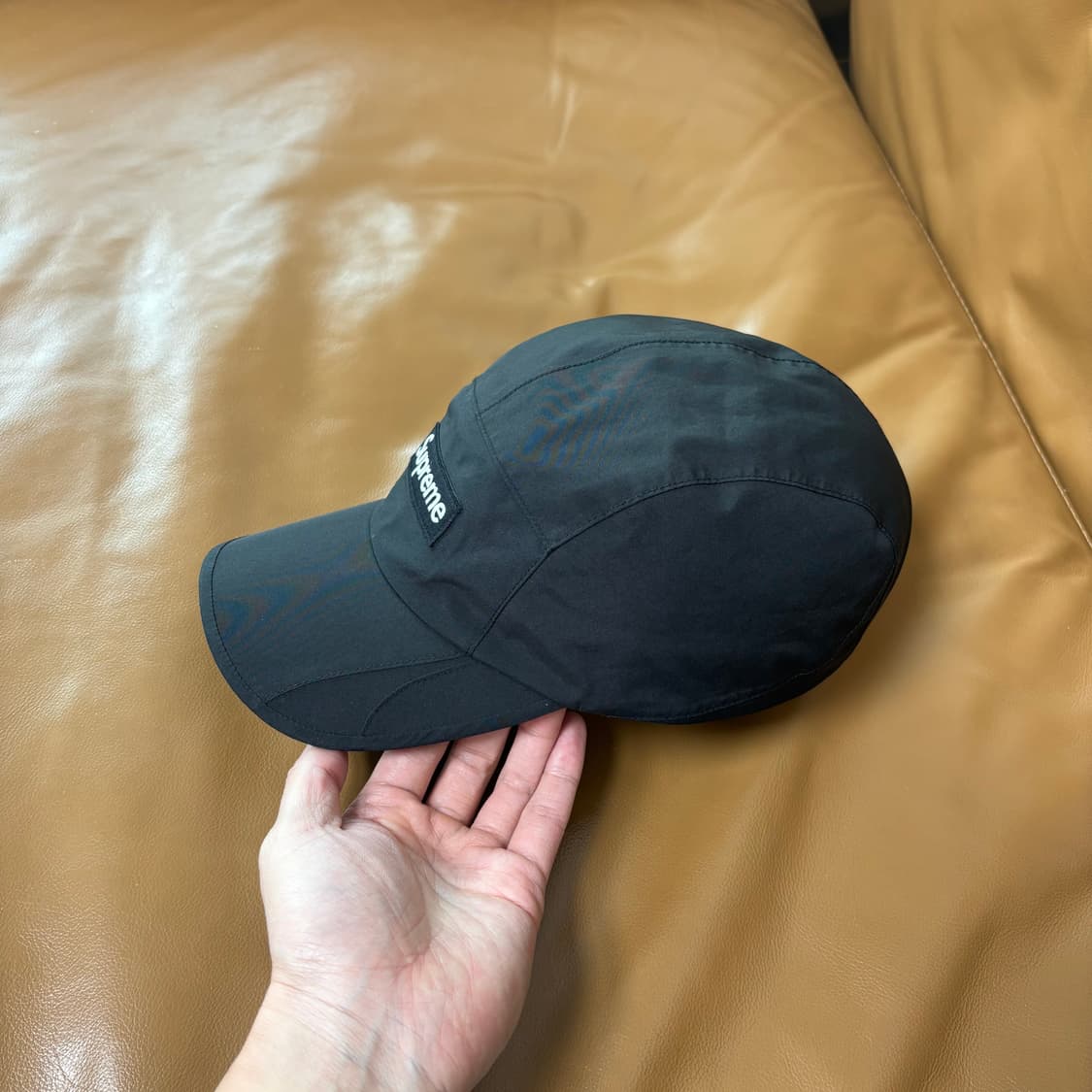 슈프림 캠프캡 모자 박스로고 22SS 팩라이트 고어텍스 블랙 상품이미지6