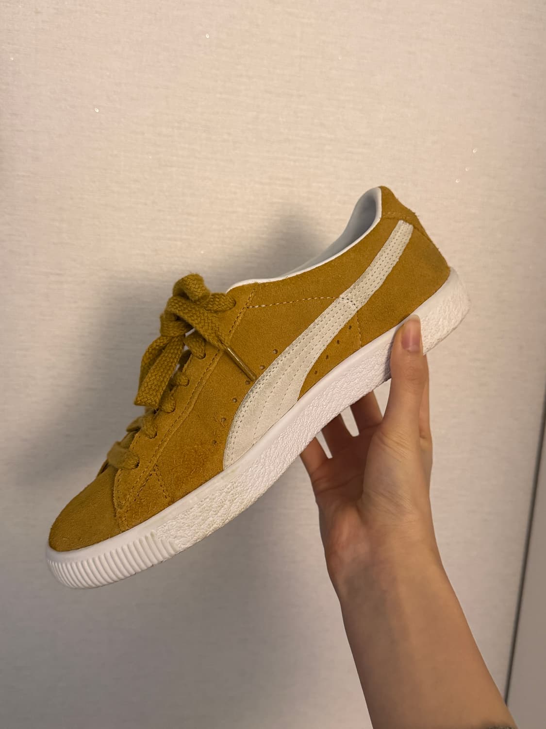 푸마 스웨이드 빈티지 - 머스타드:화이트 상품이미지2