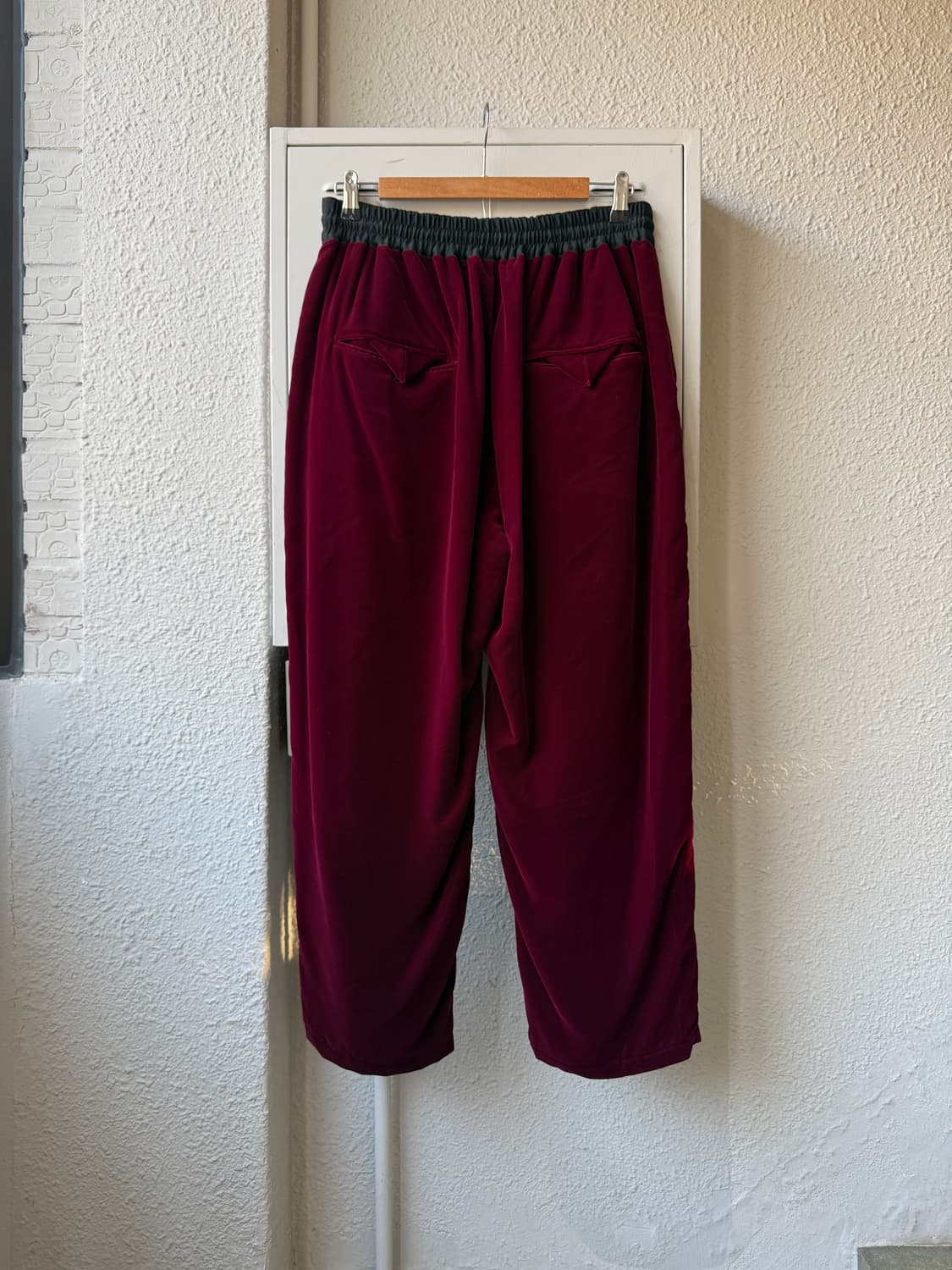 사스콰치패브릭스 벨벳 와이드팬츠 M(-32in) 상품이미지2