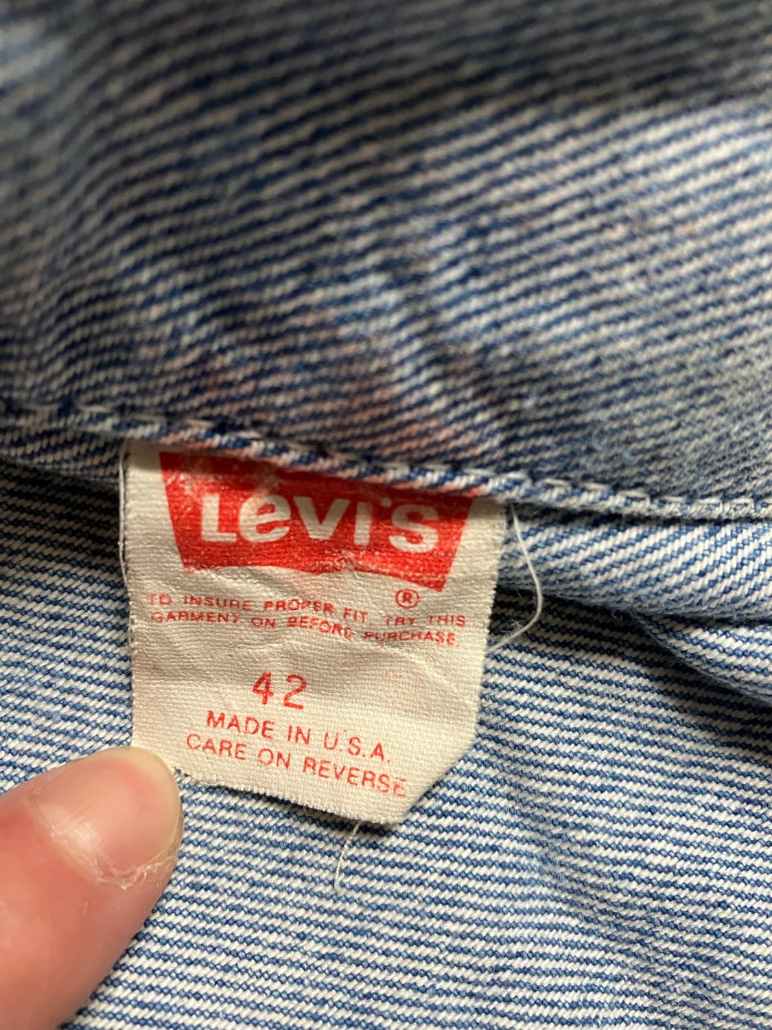 90s 리바이스 트러커 자켓 리메이크 핸드 페인팅 상품이미지5