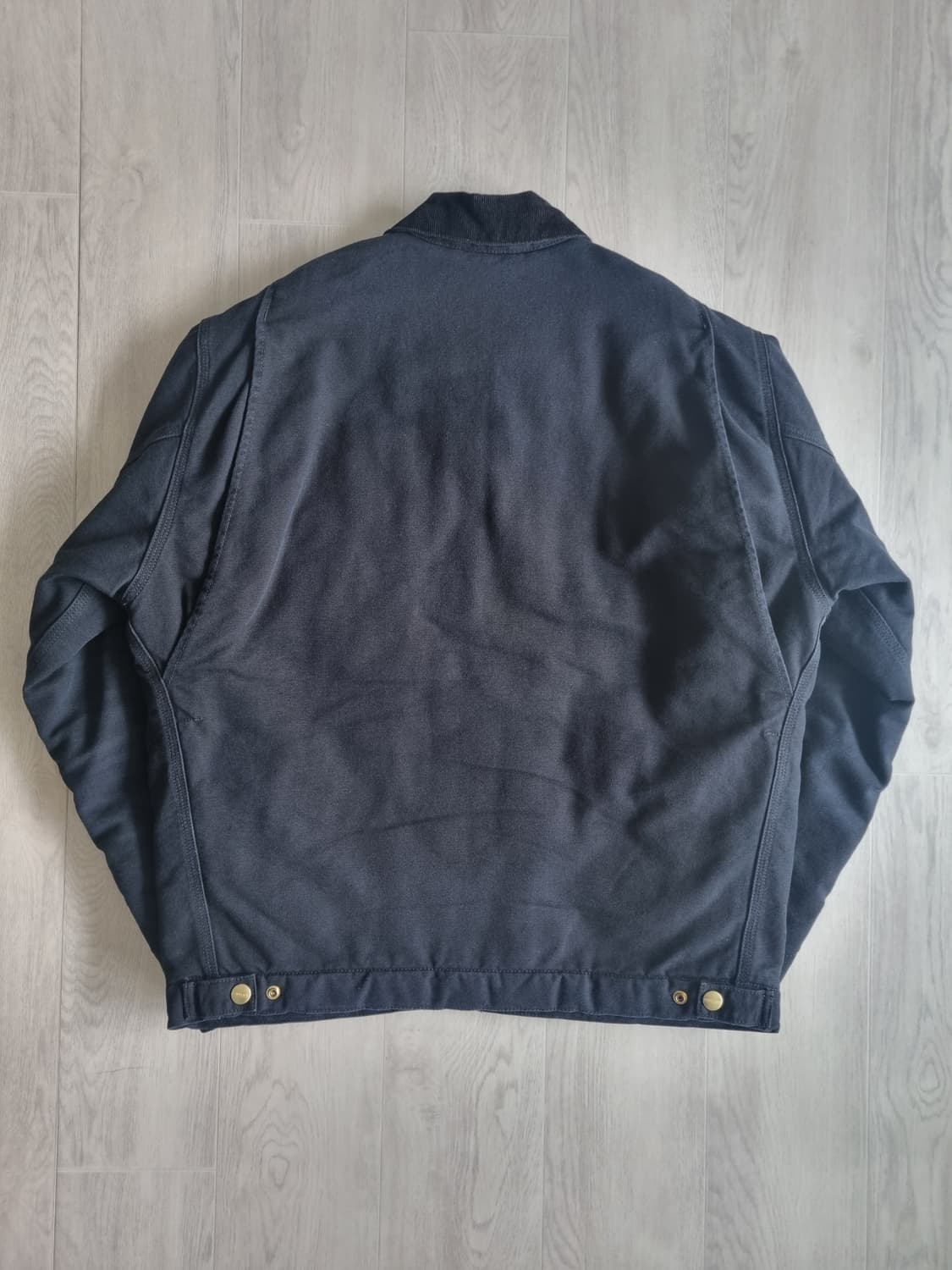 칼하트 WIP 오가닉 디어본 캔버스 OG 디트로이트 자켓 블랙 에이지드 상품이미지2