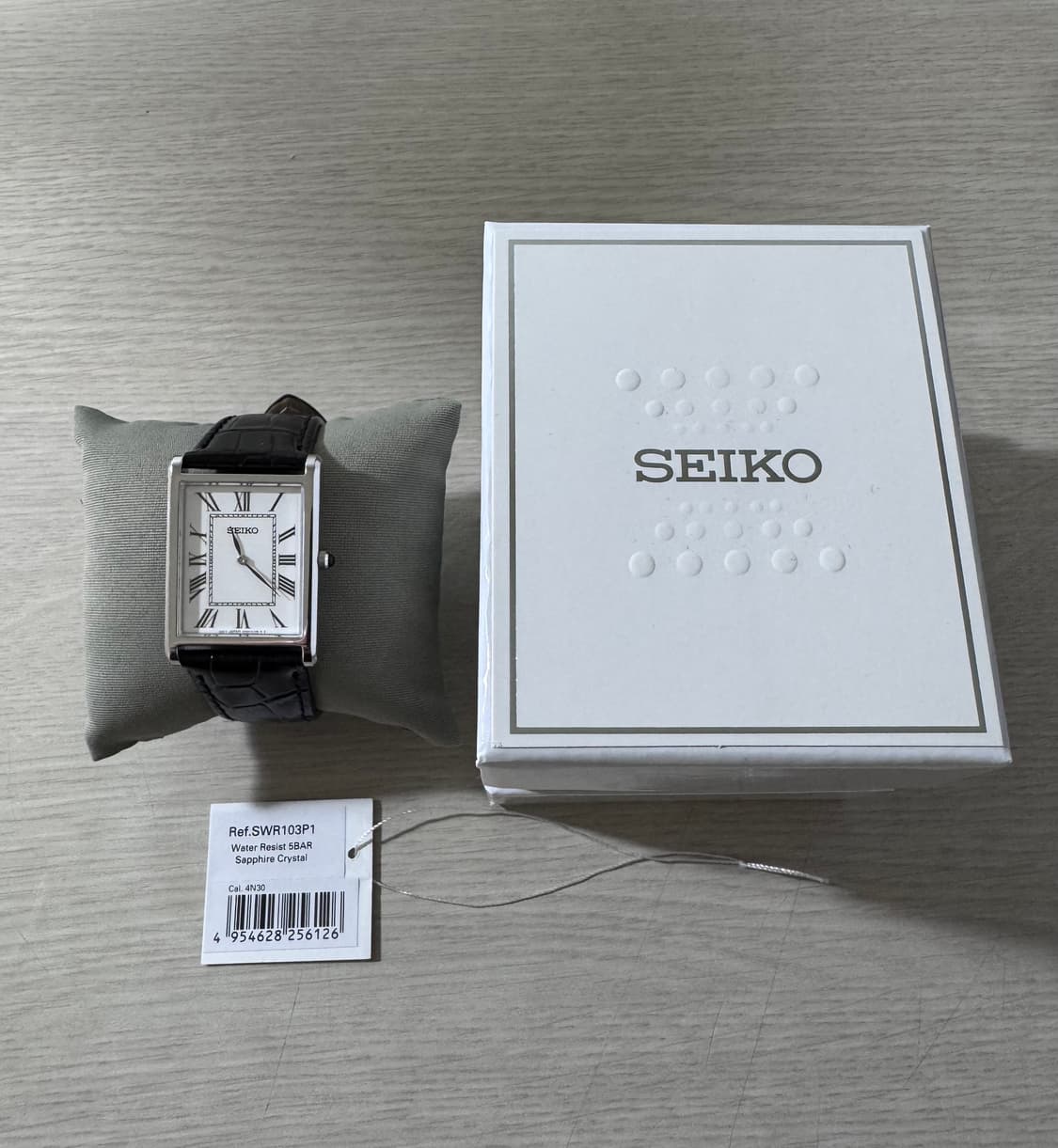 세이코 세르띠에 가죽시계 [SWR103] 상품이미지1