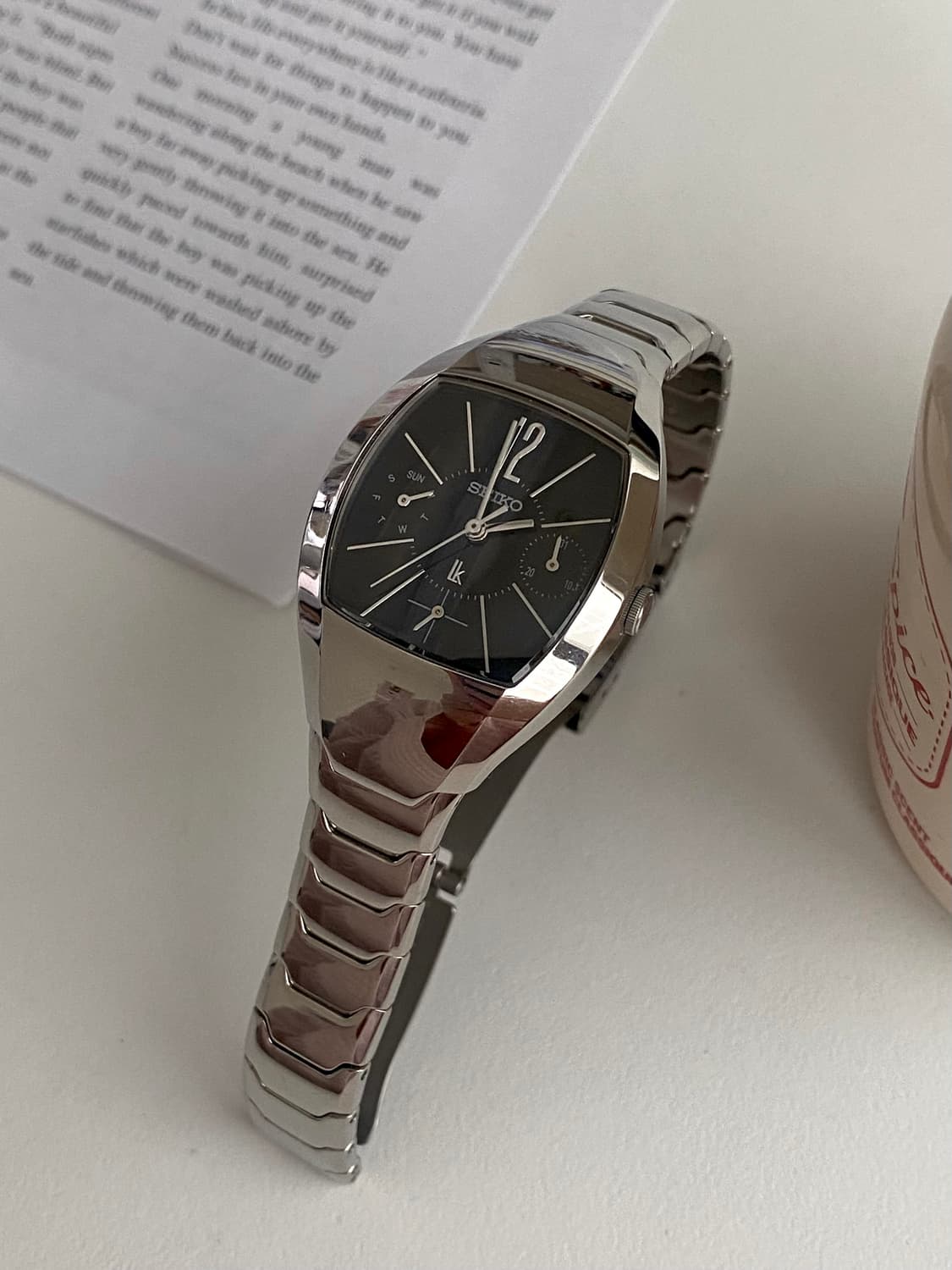 Seiko 세이코 lk 루키아 블랙 쉘 실버  상품이미지1