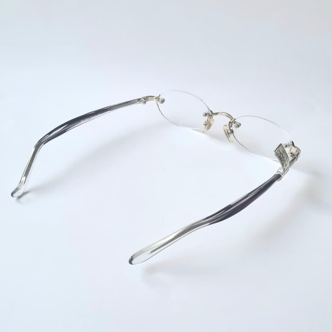 데드스탁 SEDA 일본산 초경량 스테인리스 무테 안경테 563 상품이미지5