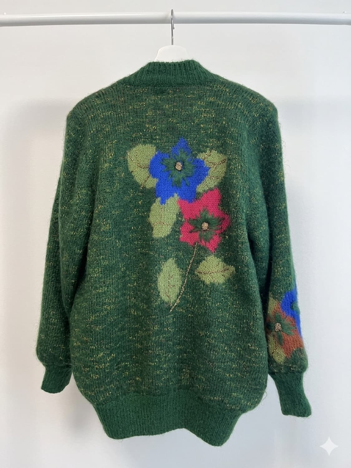 빈티지 플라워 니트 가디건  상품이미지2