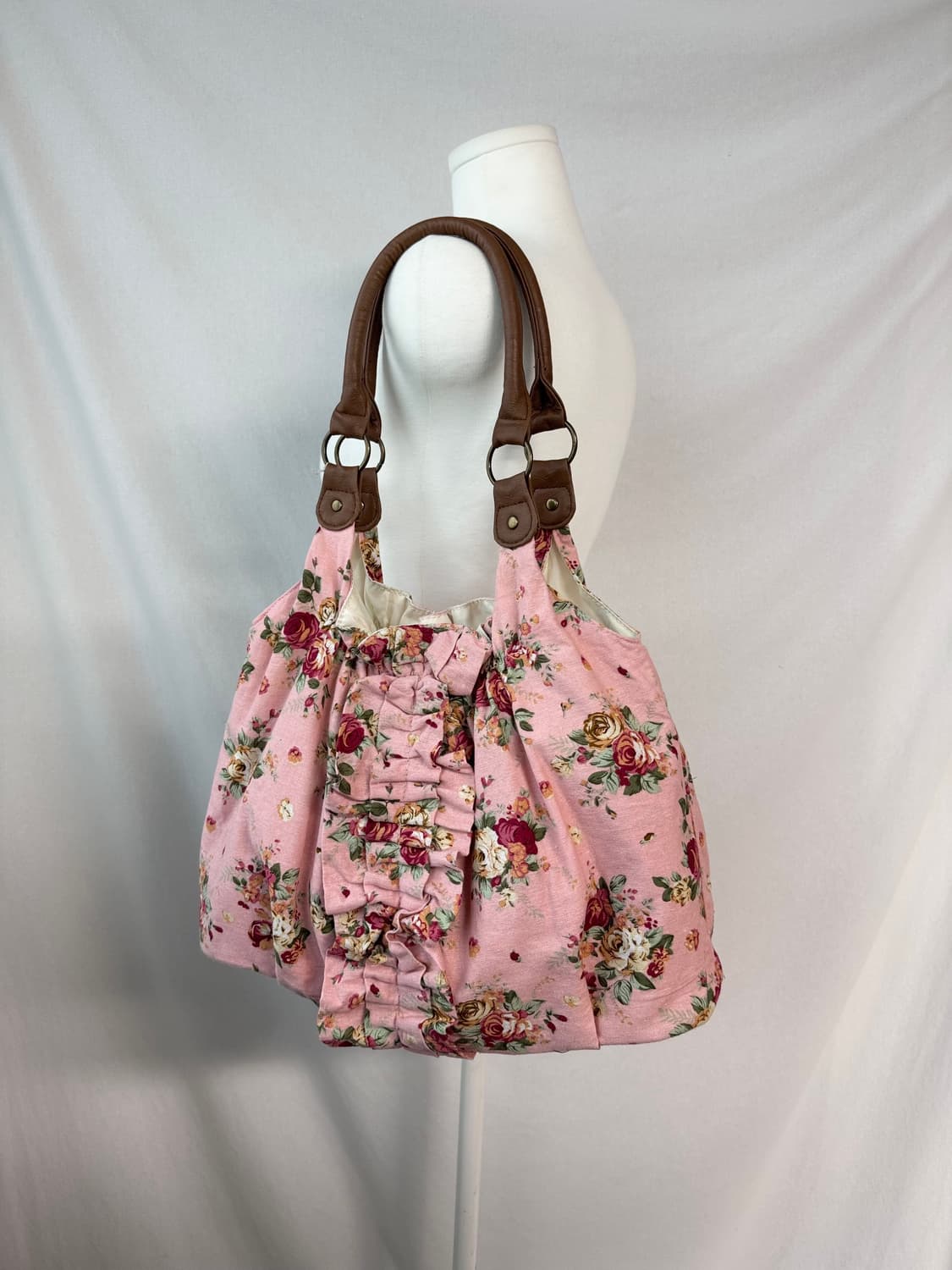 (미사용) 플로럴 프릴 디테일 숄더백 상품이미지5