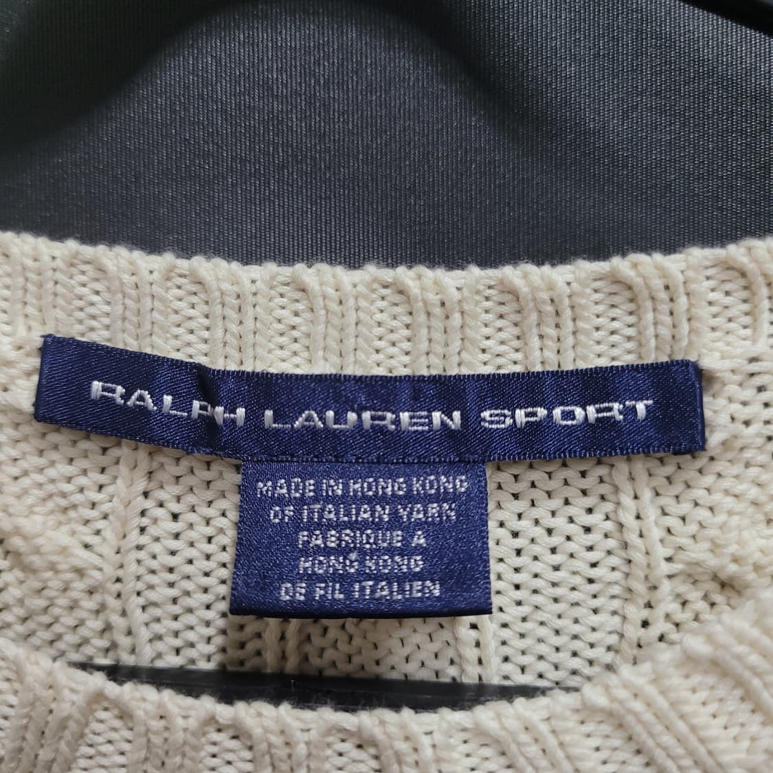 Ralph Lauren 랄프로렌 스카이블루 자수로고 케이블 니트 상품이미지5
