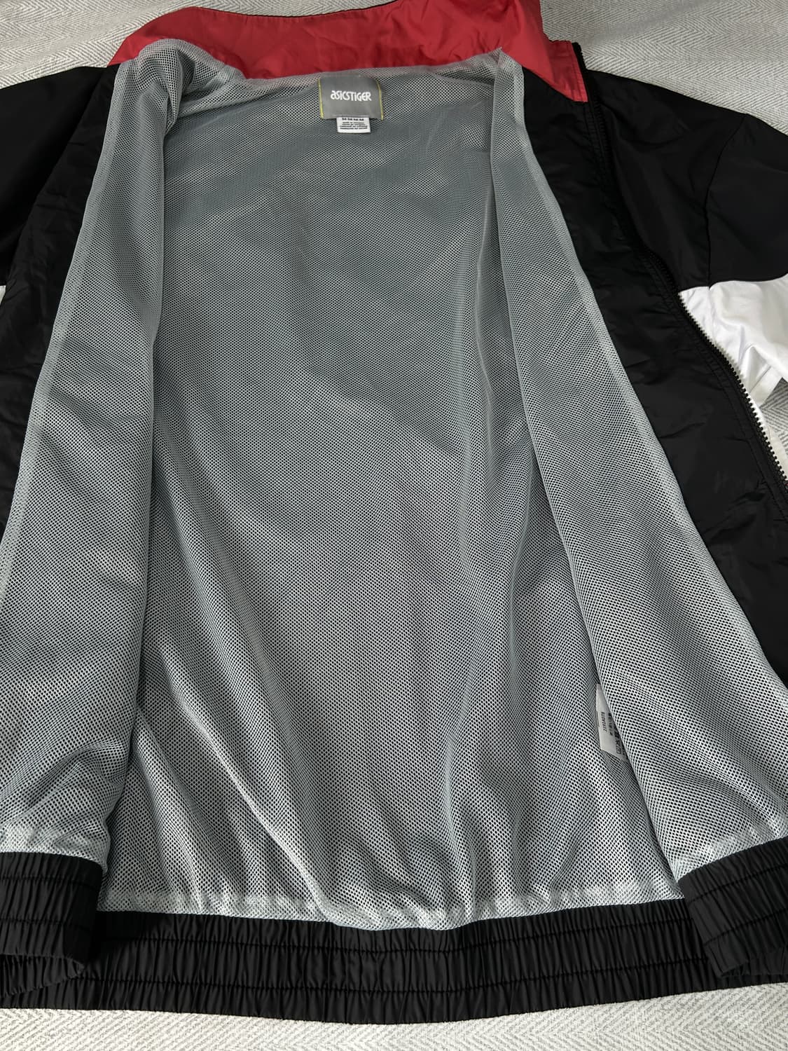 아식스타이거 올드스쿨 Y2K 바람막이 집업 점퍼 오버핏 M 상품이미지10