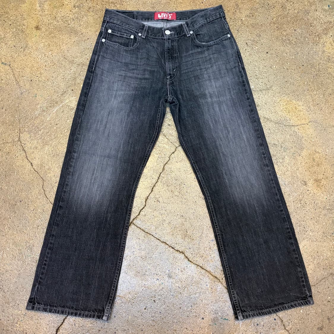00s 미국 빈티지 리바이스 527 부츠컷 블랙진 청바지 상품이미지1