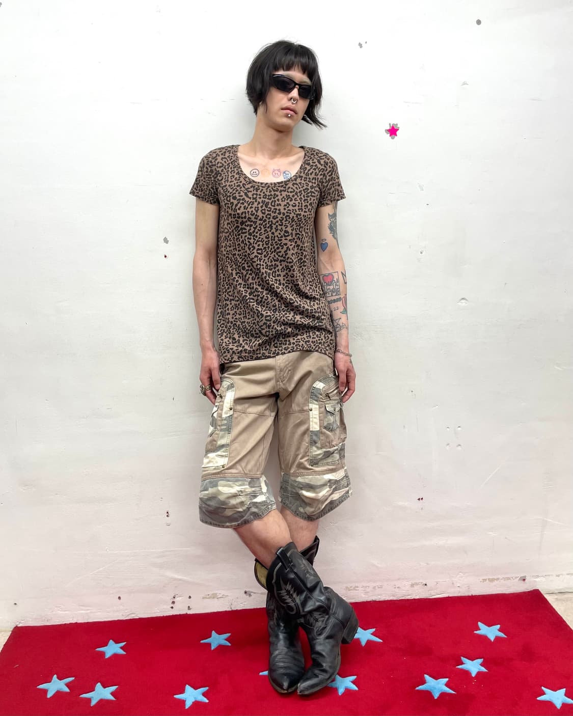 Leopard Asymmetric T-Shirt 상품이미지5