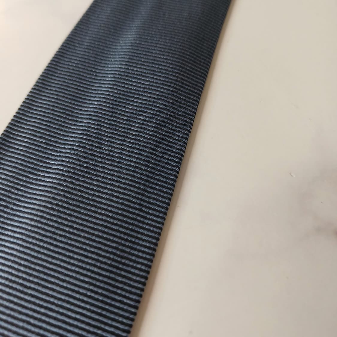 도미니크 프랑스 실크 블루 포인트 패턴 넥타이 7.8cm B등급 E769 상품이미지10